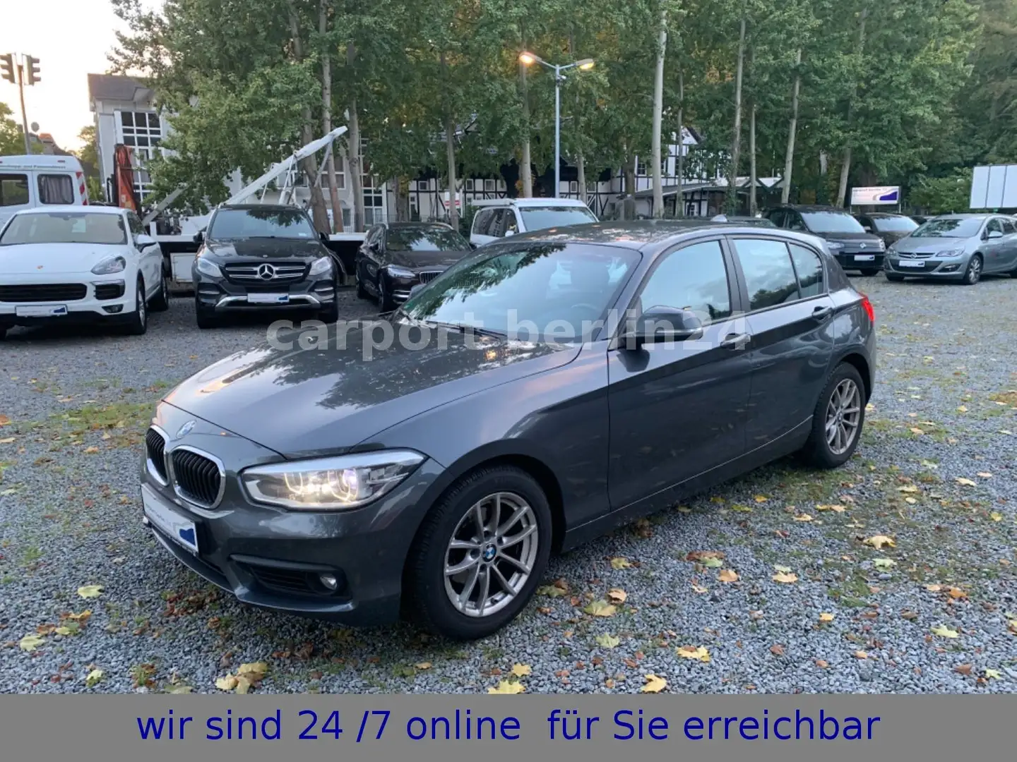 BMW 118 Baureihe 1 Lim. 5-trg. 118d Advantage Grau - 1