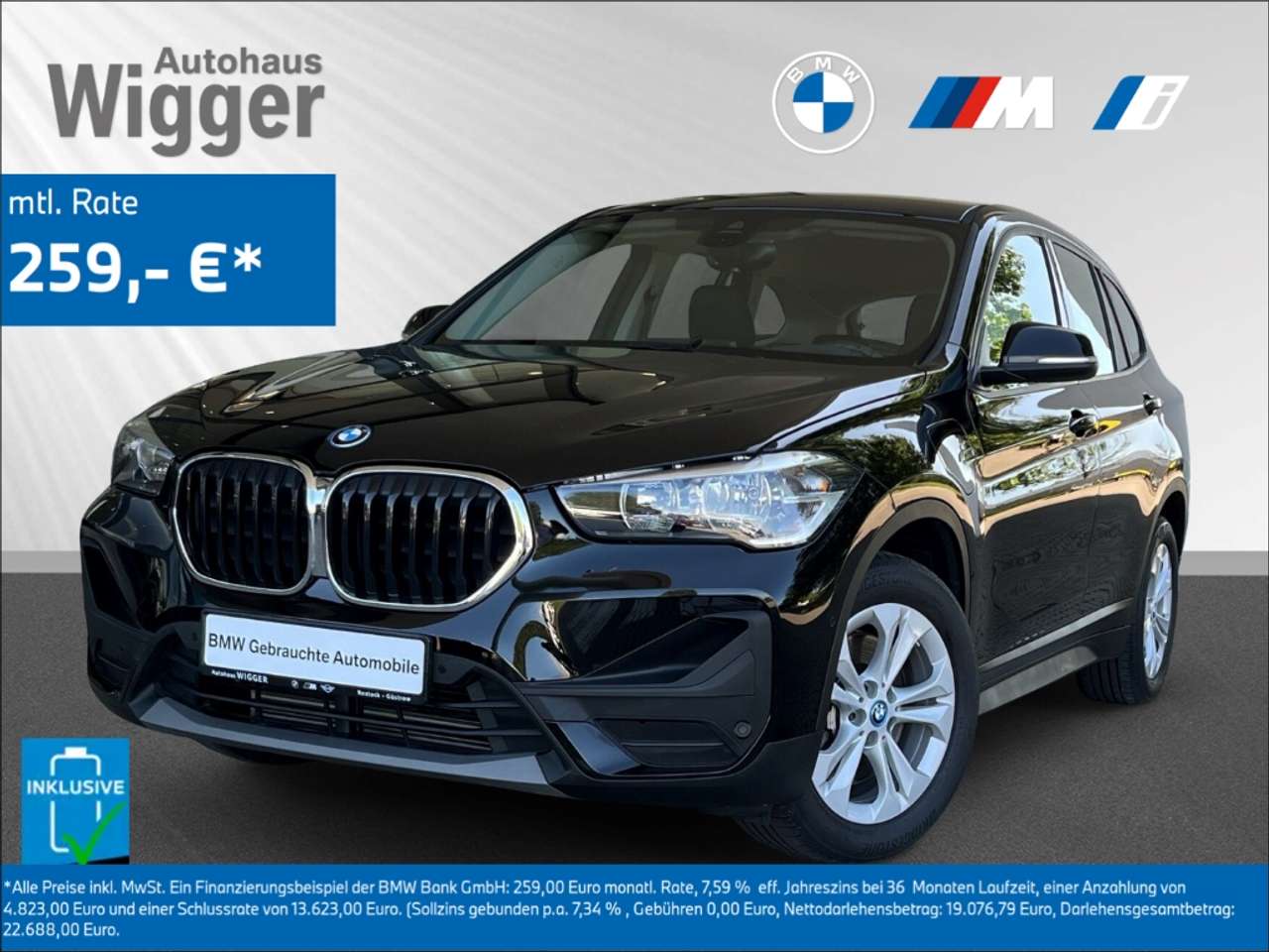 BMW X1 2022 — 25e Advantage xDrive/HUD/Navigation/ACC/PDC