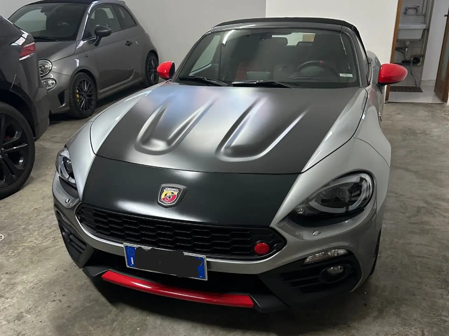 Abarth 124 Spider my 2018 bicolore Gris - 1