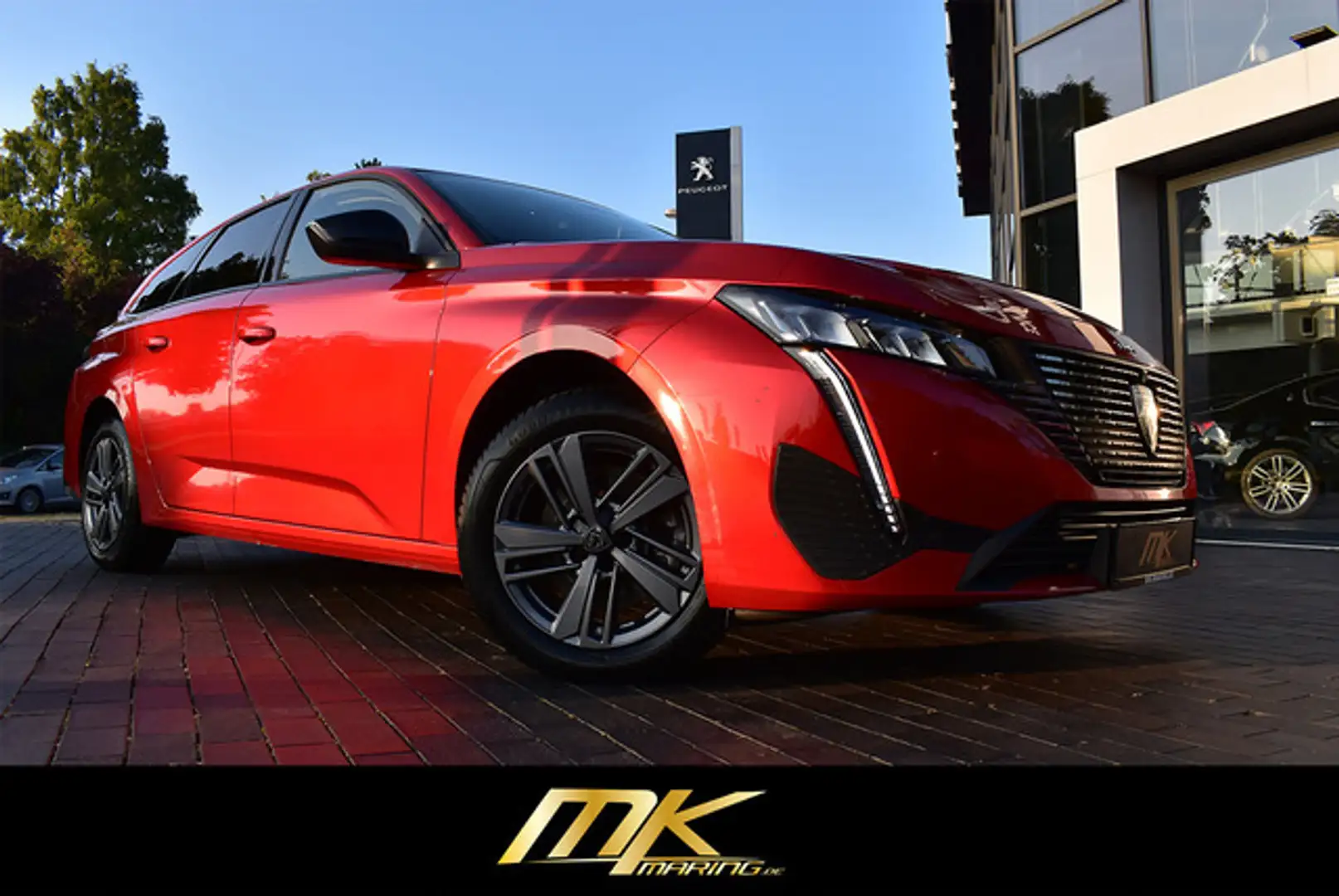 Peugeot 308 SW ALLURE PT 130 EAT8*CARPLAY*MATRIX*FACELIF Rot - 2