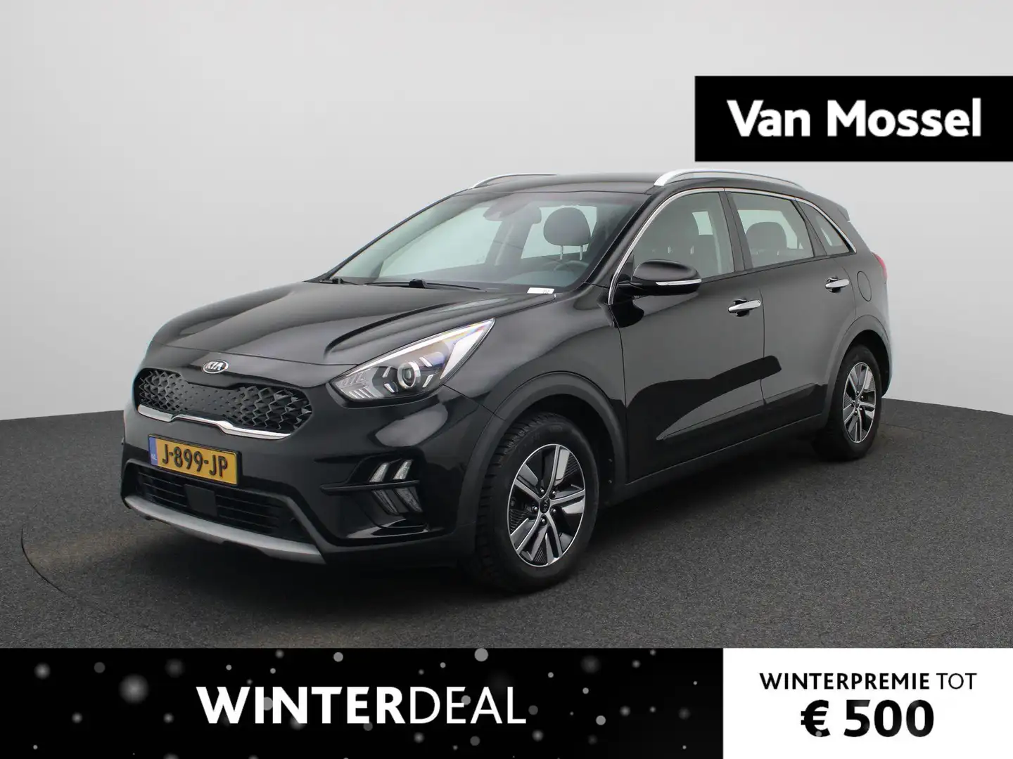 Kia Niro 1.6 GDi Hybrid DynamicLine | ACHTERUITRIJCAMERA | Noir - 1