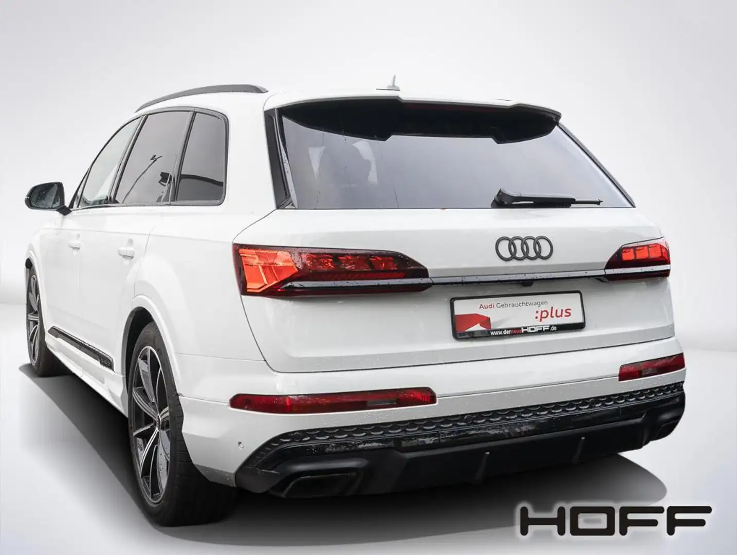 Audi Q7 50 TDI S line HUD Matrix AHK Pano 21 Zoll B u. O 3 Blanc - 2