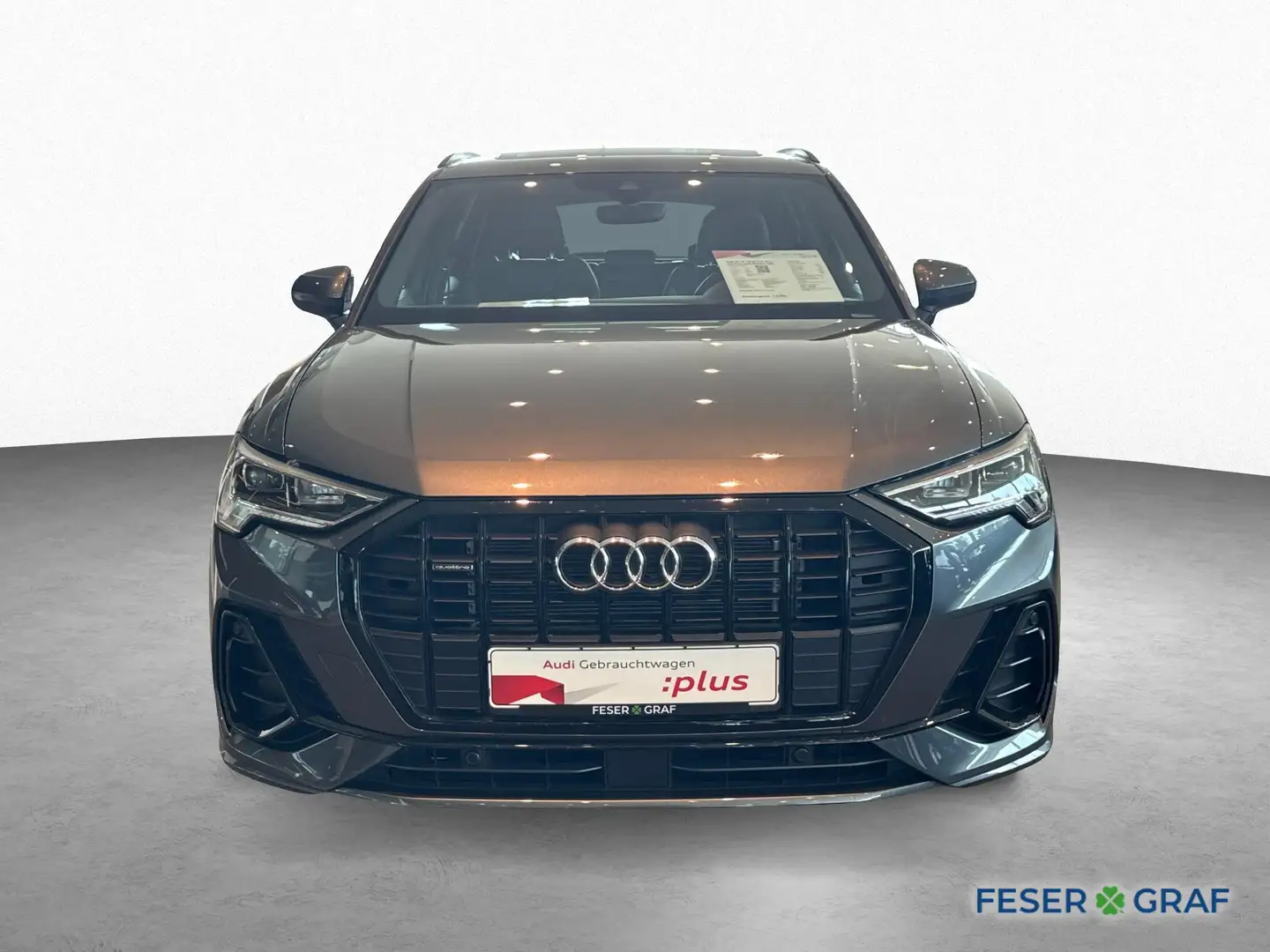Audi Q3 40 TDI qu S tr. 2x S line-Pano-ACC-Kamera-LED Grigio - 2