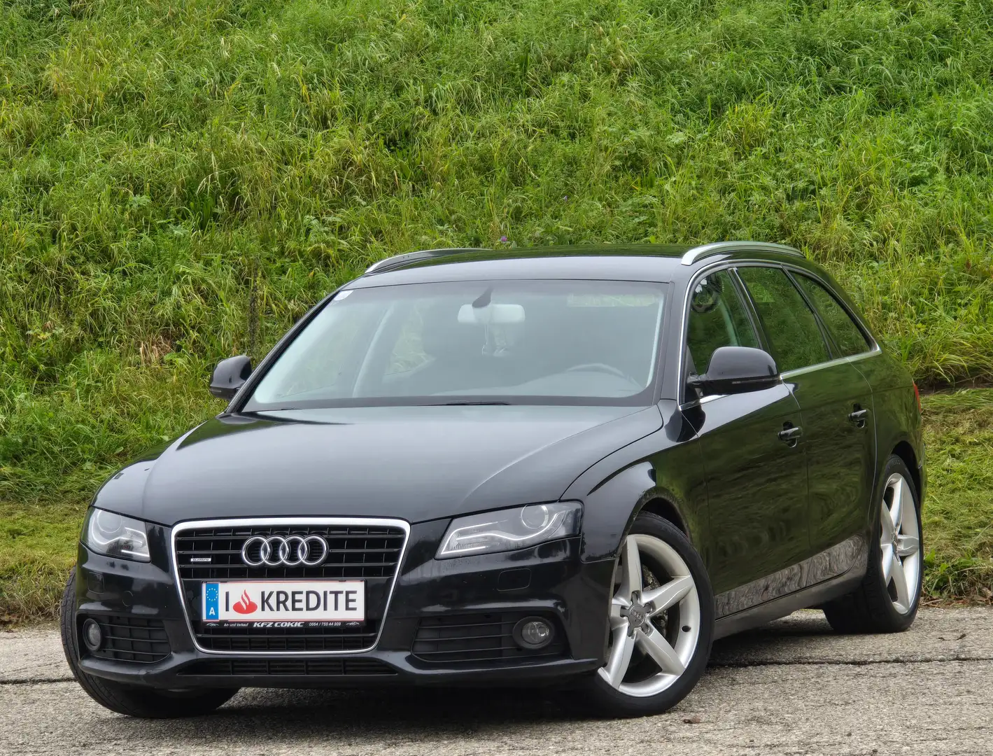 Audi A4 3.0 TDI Quattro* Top* Kredit* Tempomat* Leder* Schwarz - 1