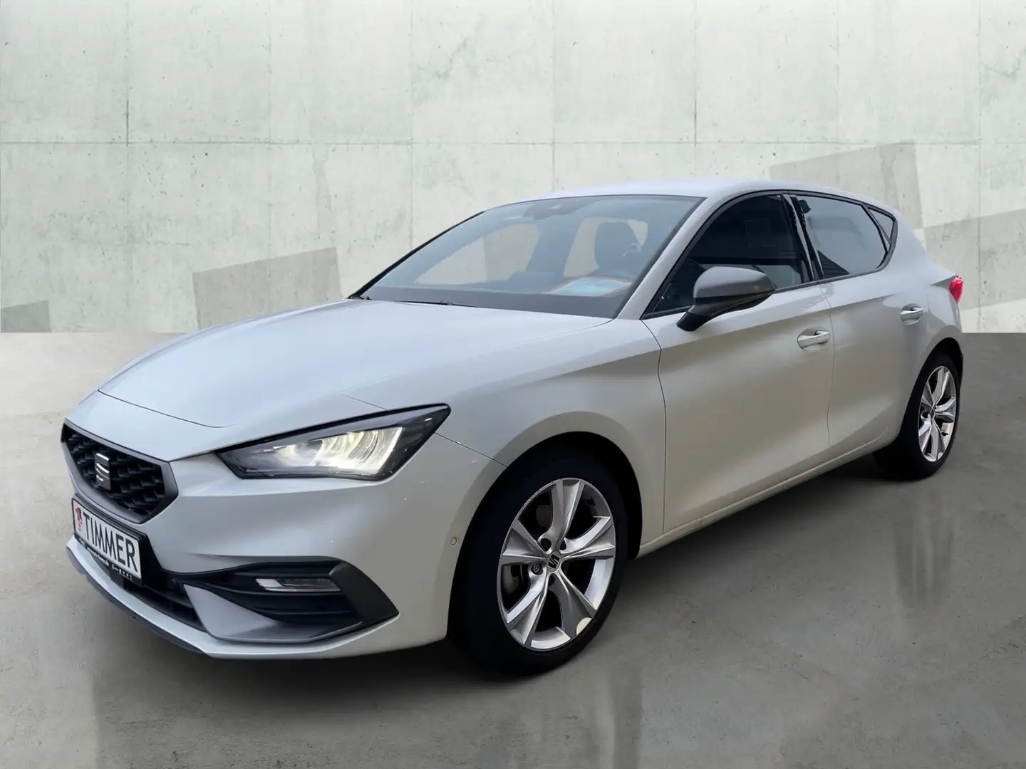 SEAT Leon FR 2.0TDI 110kW (150PS)*DSG*RKAM*SHZ*ACC*GJR*NAVI Weiß - 2