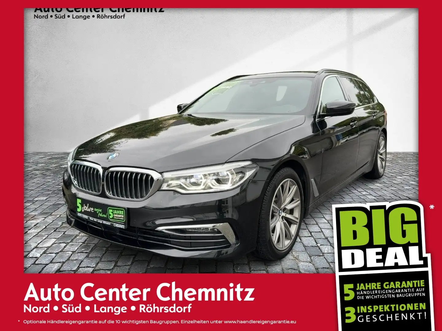 BMW 530 d AT8 Touring Luxury Line LED/Navi/Pano/Kamera Schwarz - 1