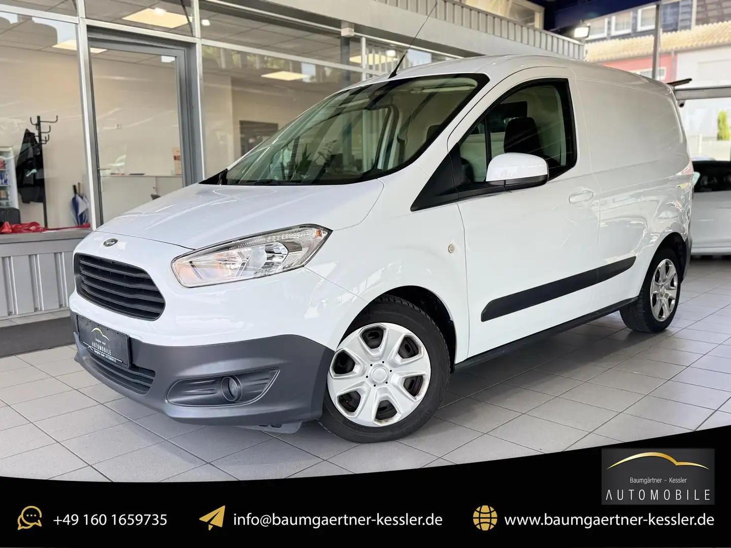 Ford Transit Courier Trend 1.5 TDCi KAT KLIMA AHK DAB Weiß - 1