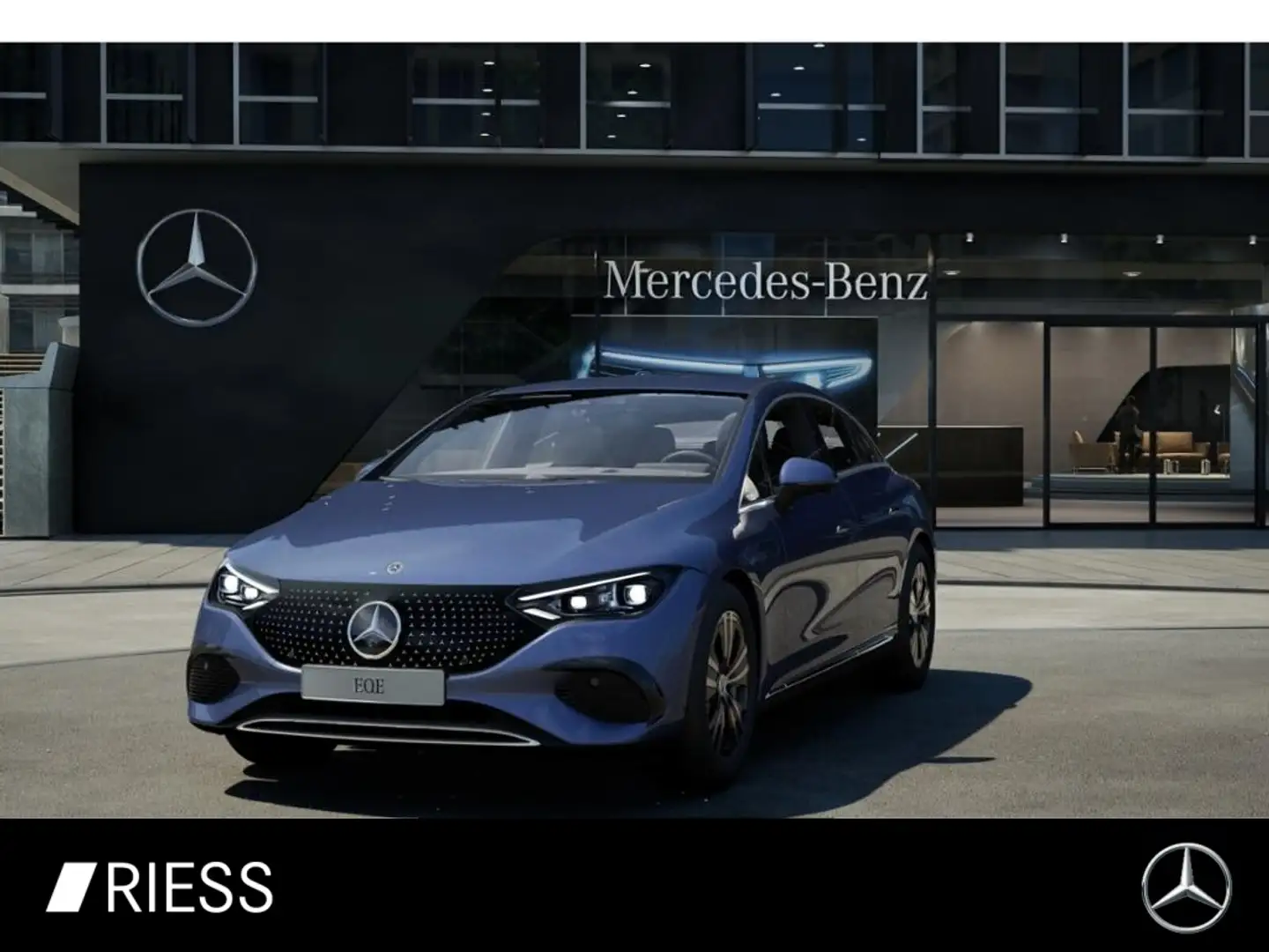 Mercedes-Benz EQE 300 Electric Art Distr AHK WPumpe HUD Akustikglas Blau - 1