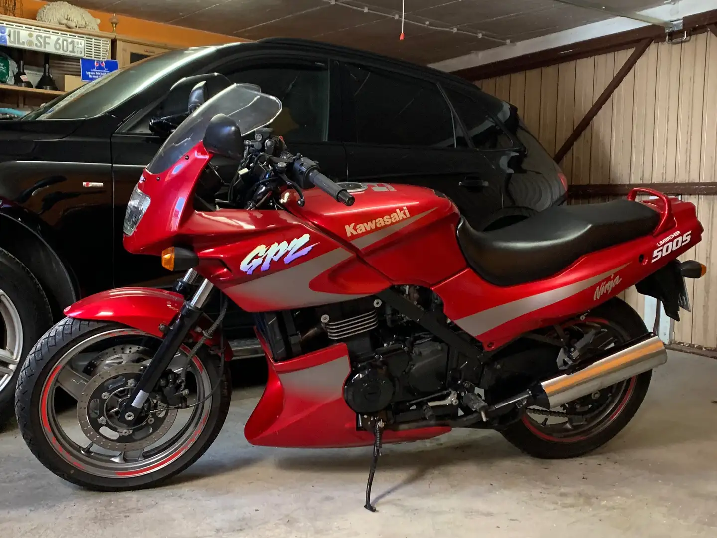 Kawasaki 500 SE Gpz Scheibe Verkleidung Rouge - 1