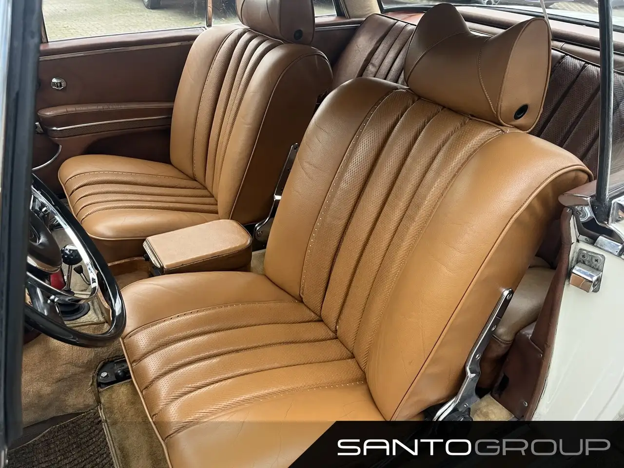 Mercedes-Benz 220 SE b/C Leder elektrische Fensterheber Rollo, foto 7