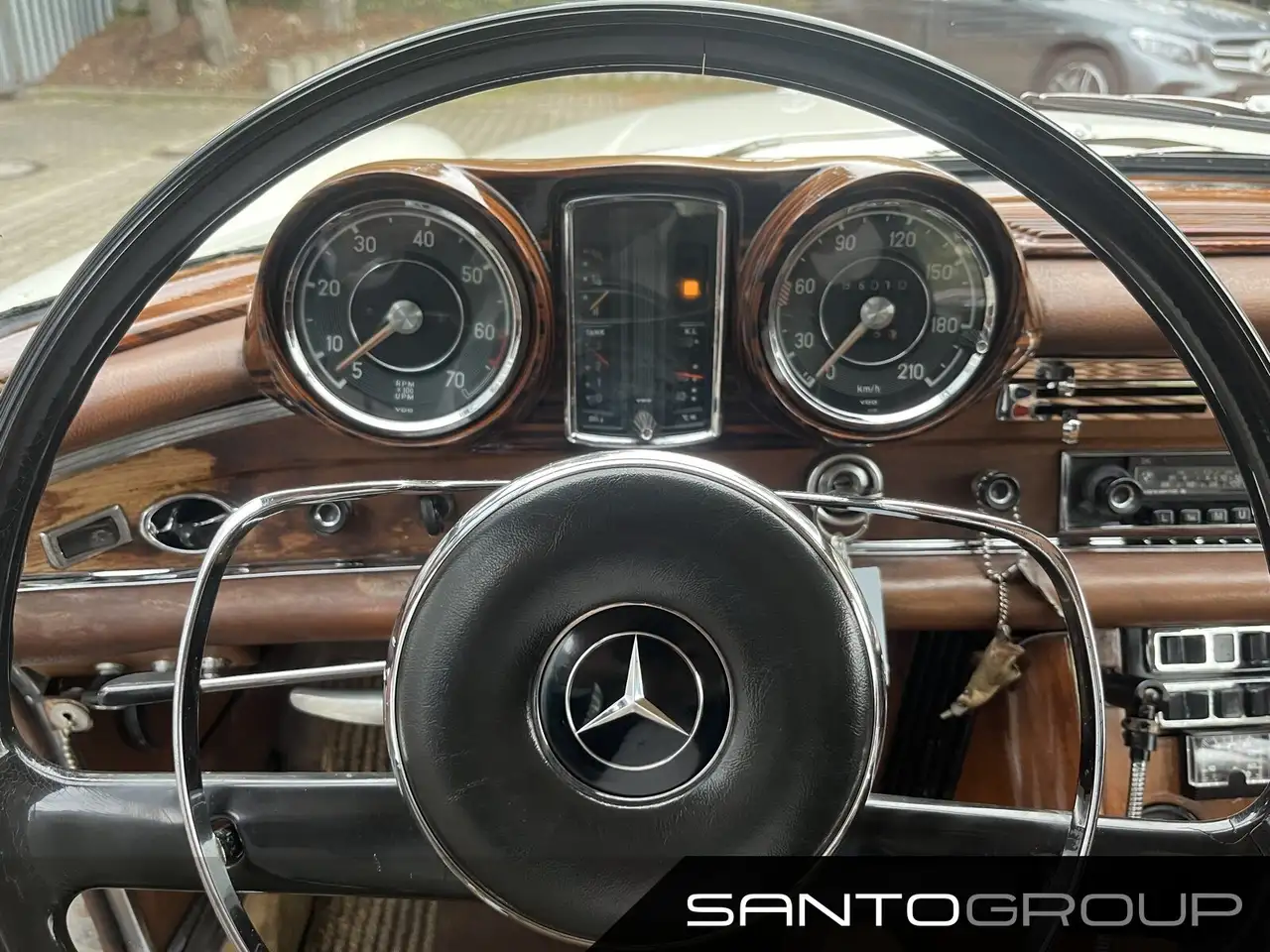 Mercedes-Benz 220 SE b/C Leder elektrische Fensterheber Rollo, foto 10