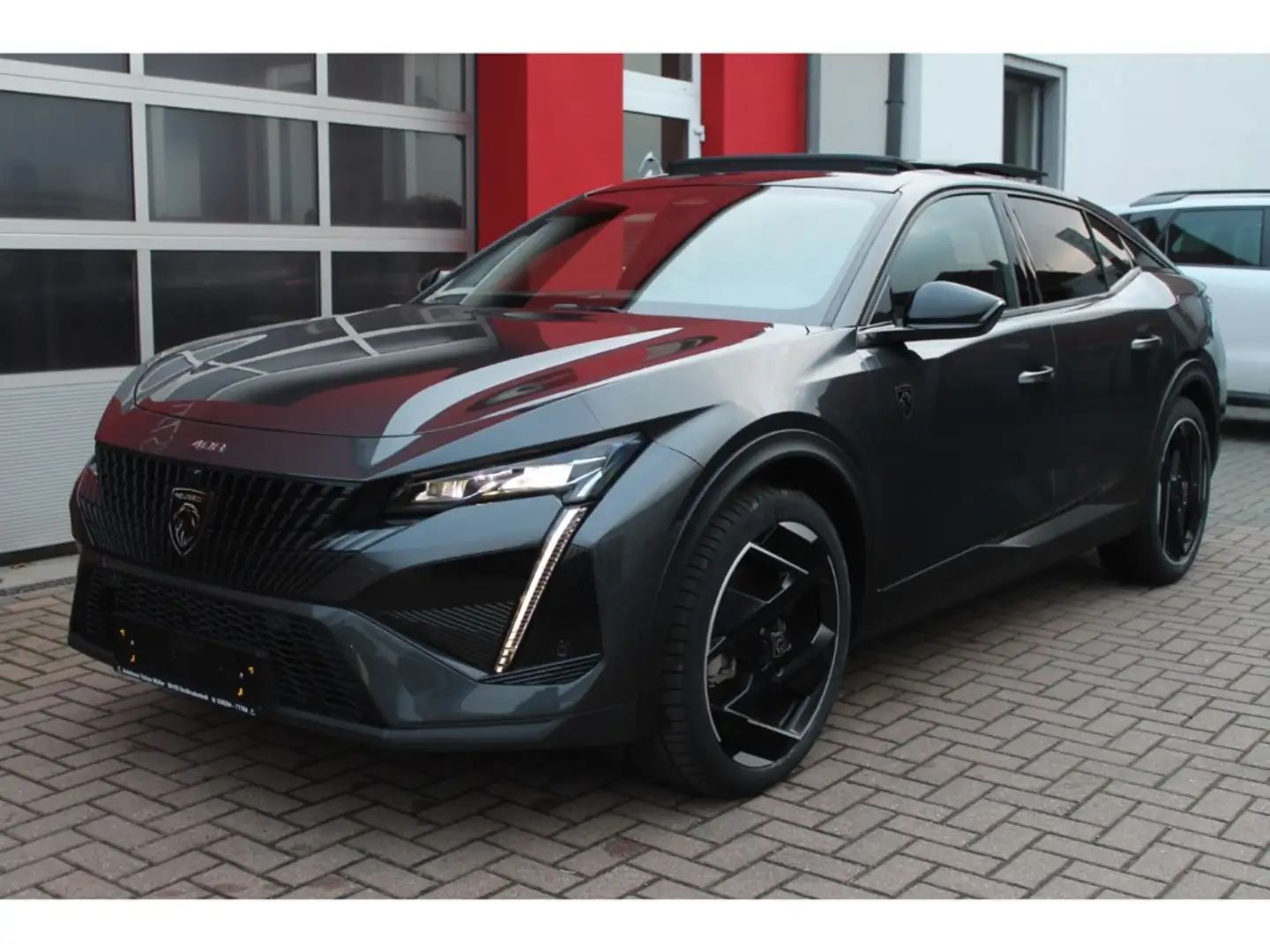 Peugeot 408 Hybrid 225 GT Voll! Dach 360 eSitz Focal Grau - 1