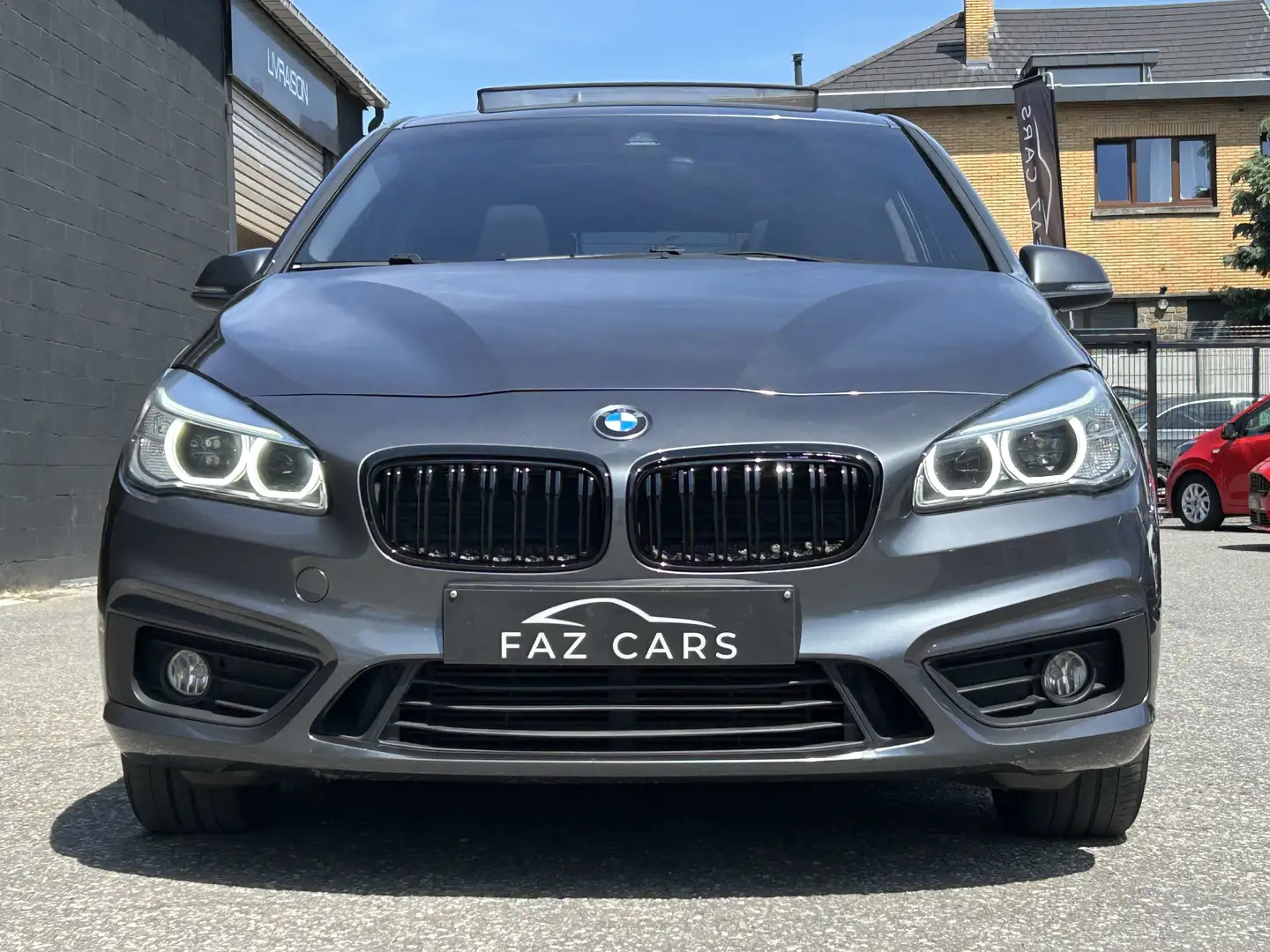 BMW 218 Active Tourer dA * XENON + T.PANO + GPS + GARANTIE Gris - 2
