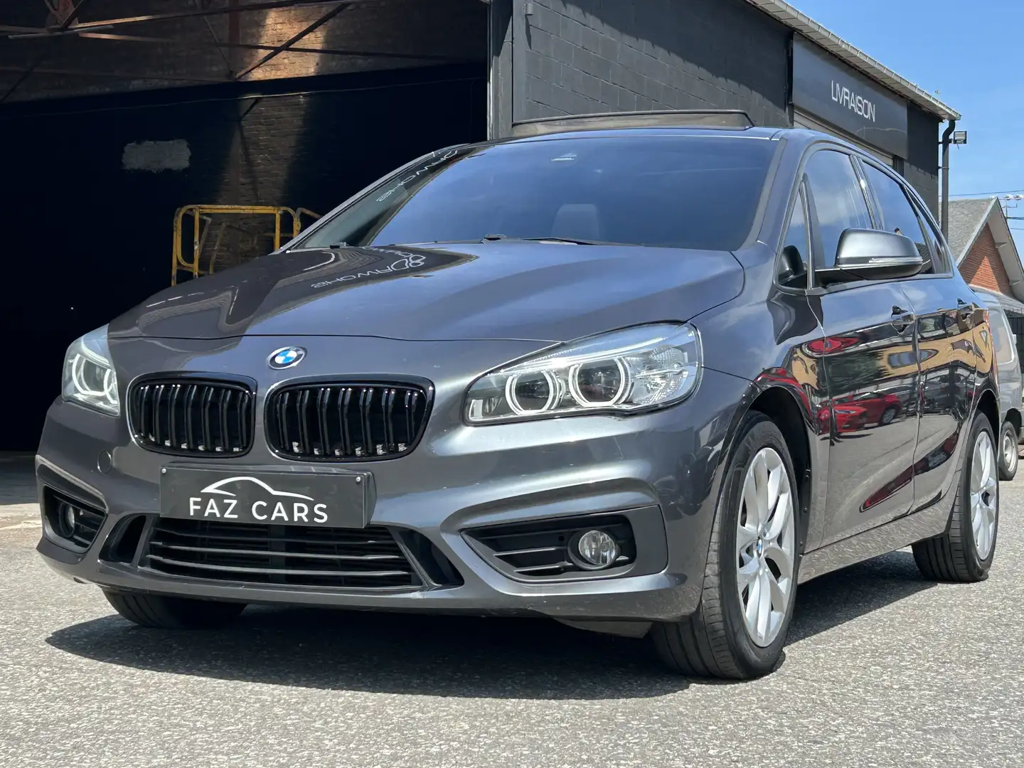 BMW 218 Active Tourer dA * XENON + T.PANO + GPS + GARANTIE Gris - 1