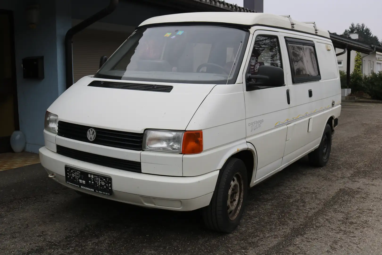 Volkswagen T4 California Cathago Malibu. wie California. mit Aufstelldach Weiß - 2