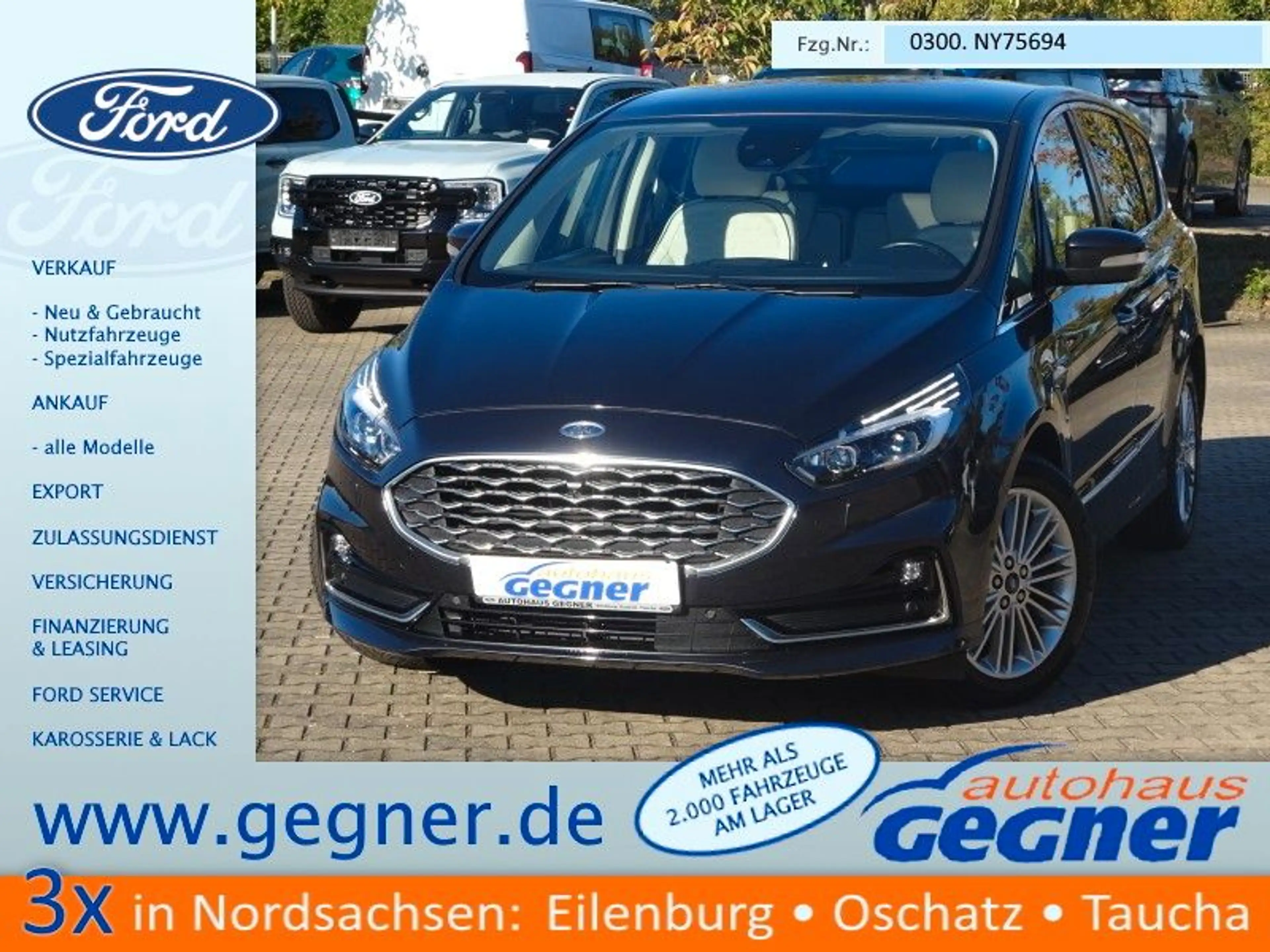 Ford S-Max 190PS Autm. Vignale Pano Massage ACC