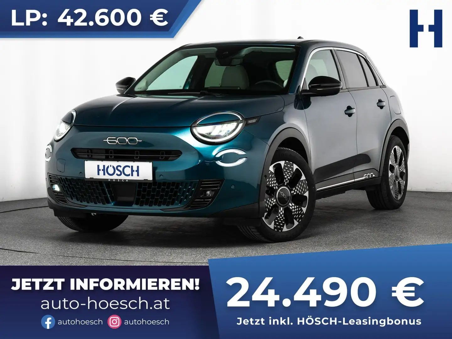 Fiat Sonstige 54 kWh La Prima LEDER ACC R-KAM WÄRMEPUMPE Grün - 1