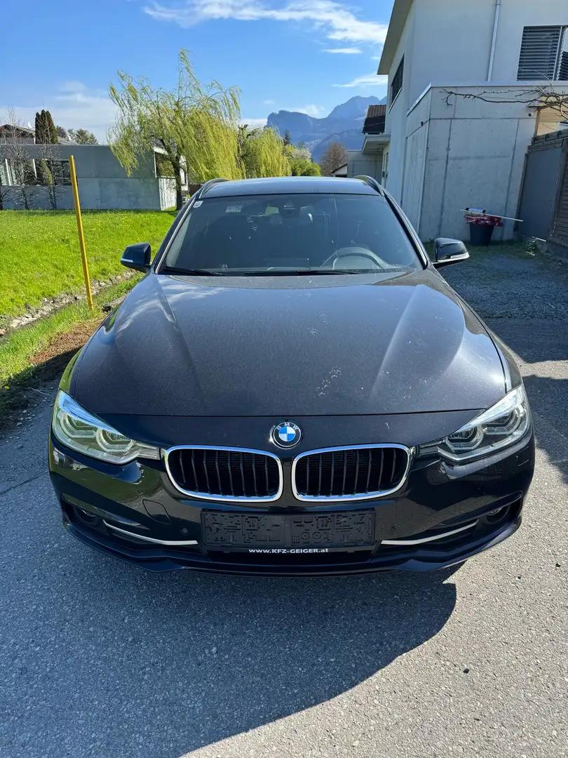 BMW 320 320d xDrive Touring Sport Line Aut. Sport Line Schwarz - 2