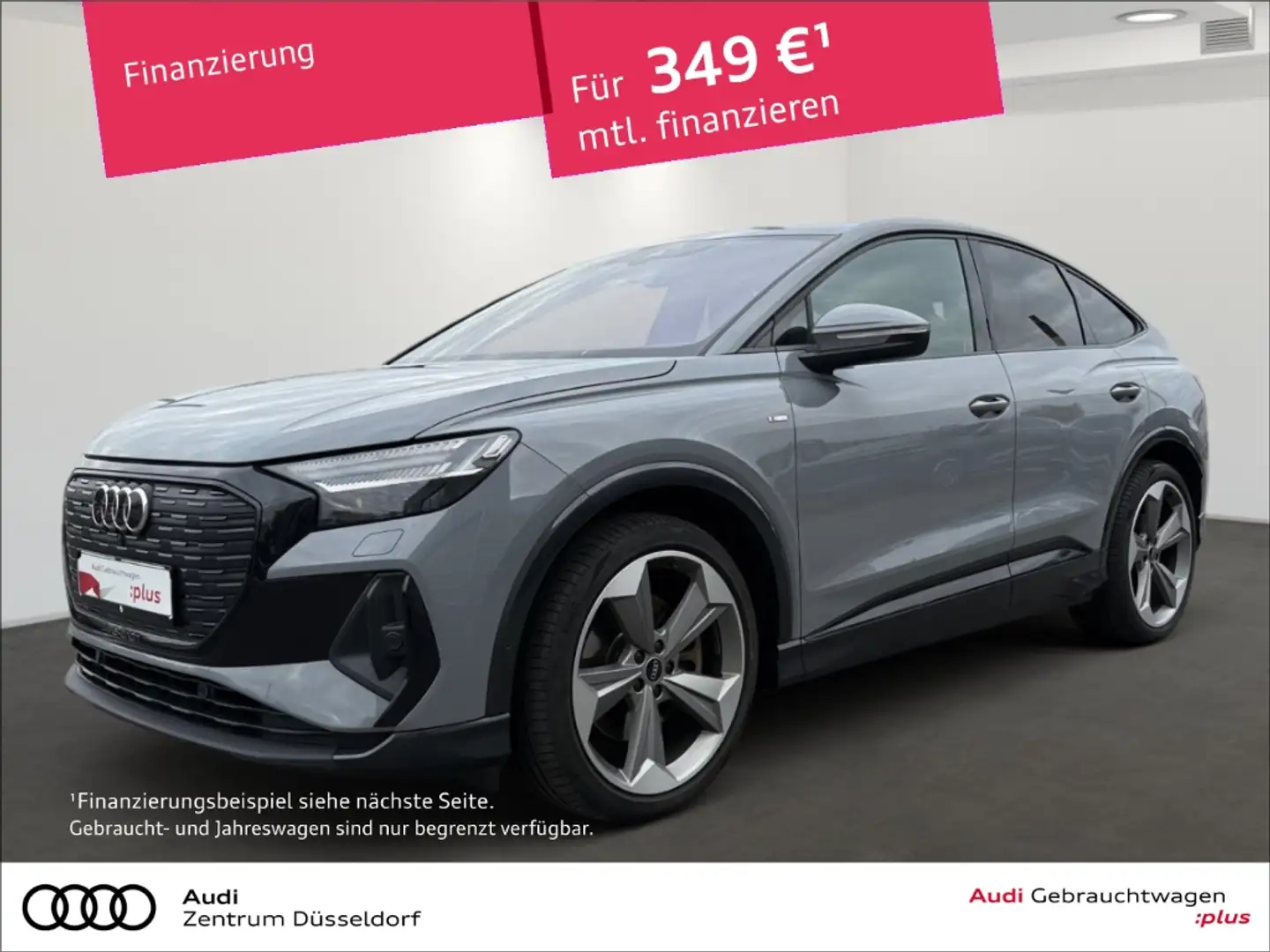 Audi Q4 e-tron Sportback 50 quattro PANO LEDER RFM Grau - 1
