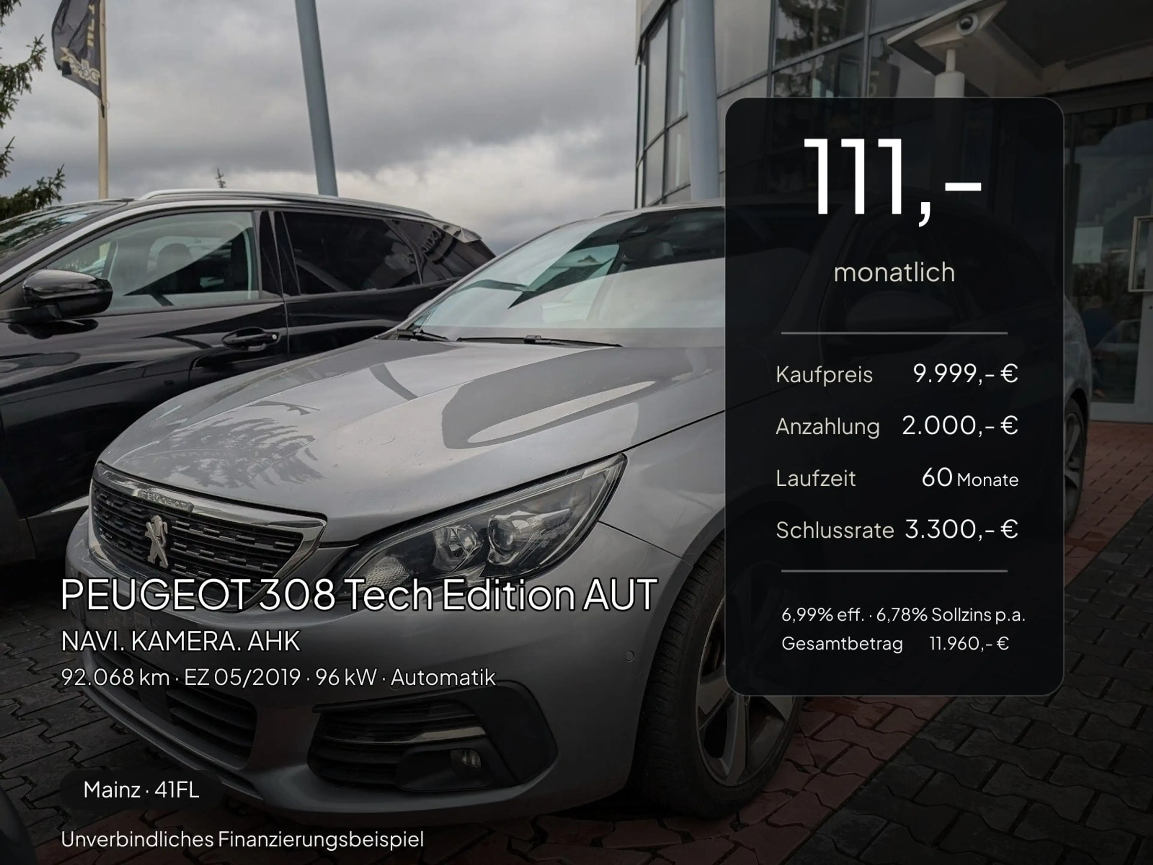 Peugeot 308 308 Tech Edition AUT. NAVI. KAMERA. AHK — photo 2
