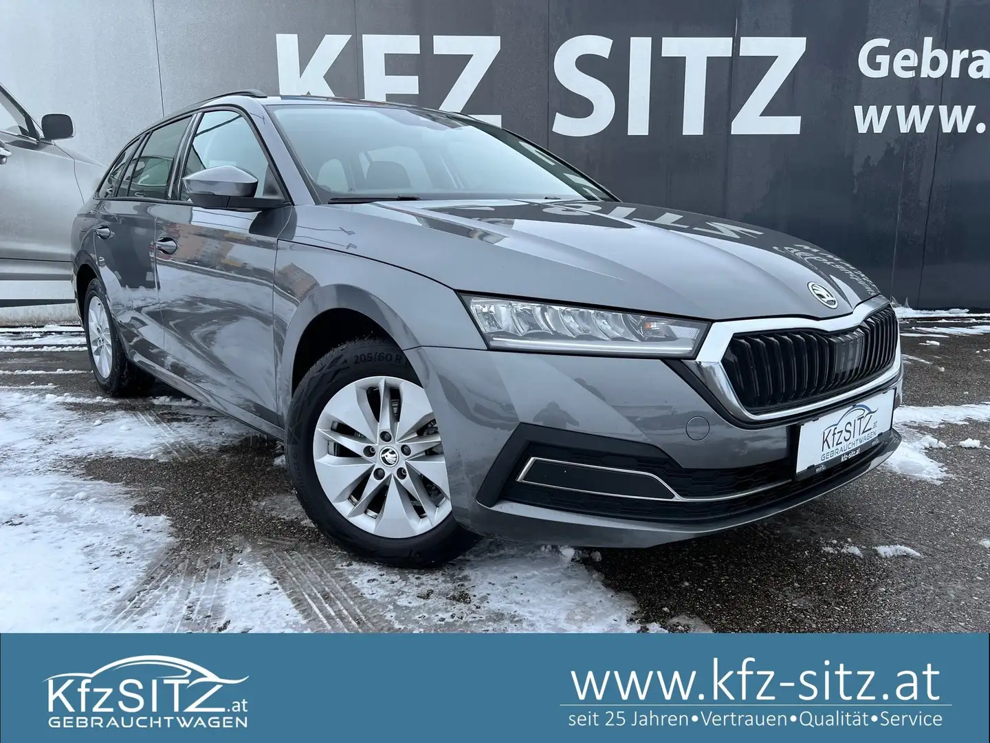 Skoda Octavia Combi 2,0 TDI Ambition Grau - 1