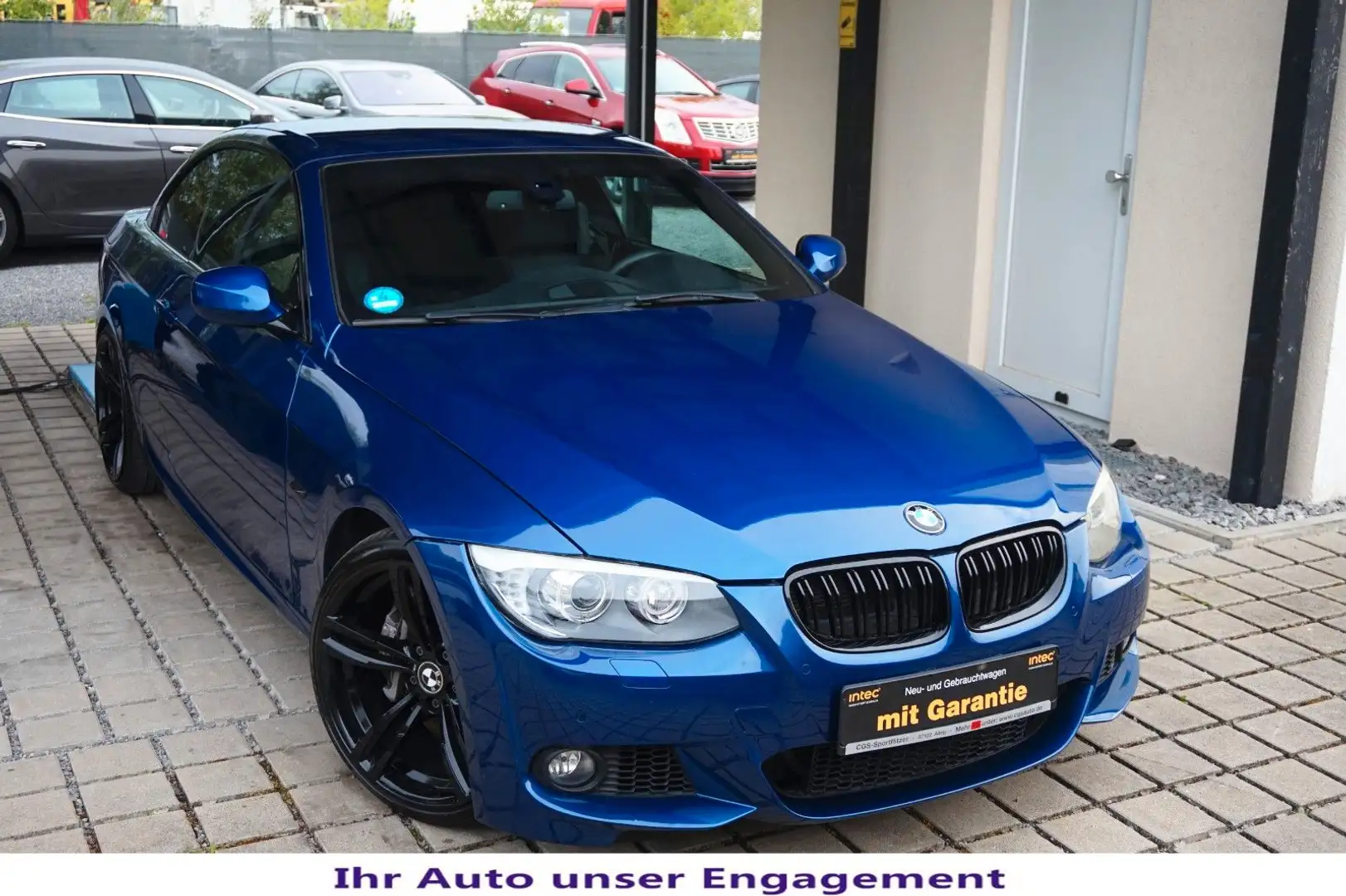 BMW 335 i Cabrio M-Sport*Navi Pro~DKG~KeyGo~Gel. Blau - 1