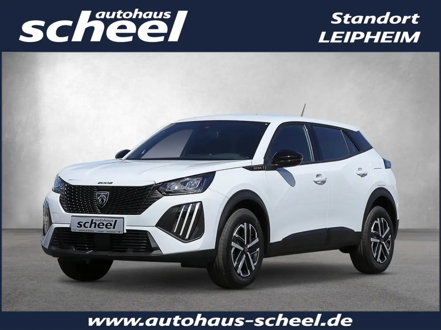 Peugeot 2008 1.2 145 Style SpurH LED AkustikGlas PDC Weiß - 1