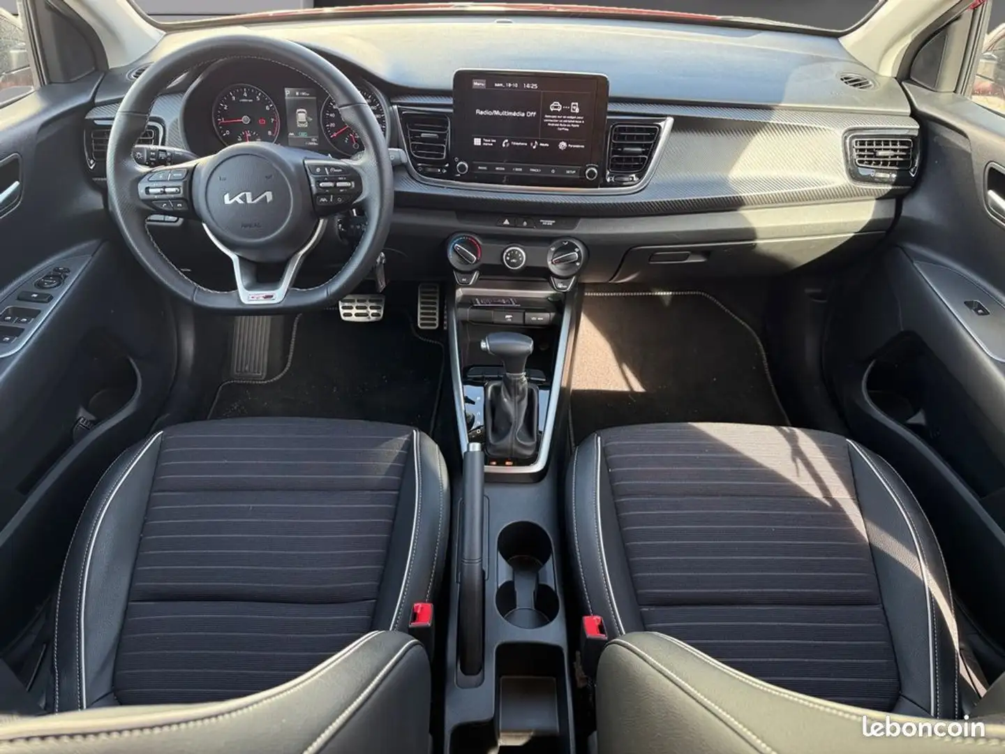 Kia Rio GT Line 1.0 T-GDi 12V MHEV 120 ch DCT7 Garantie 12 mois Rouge - 2