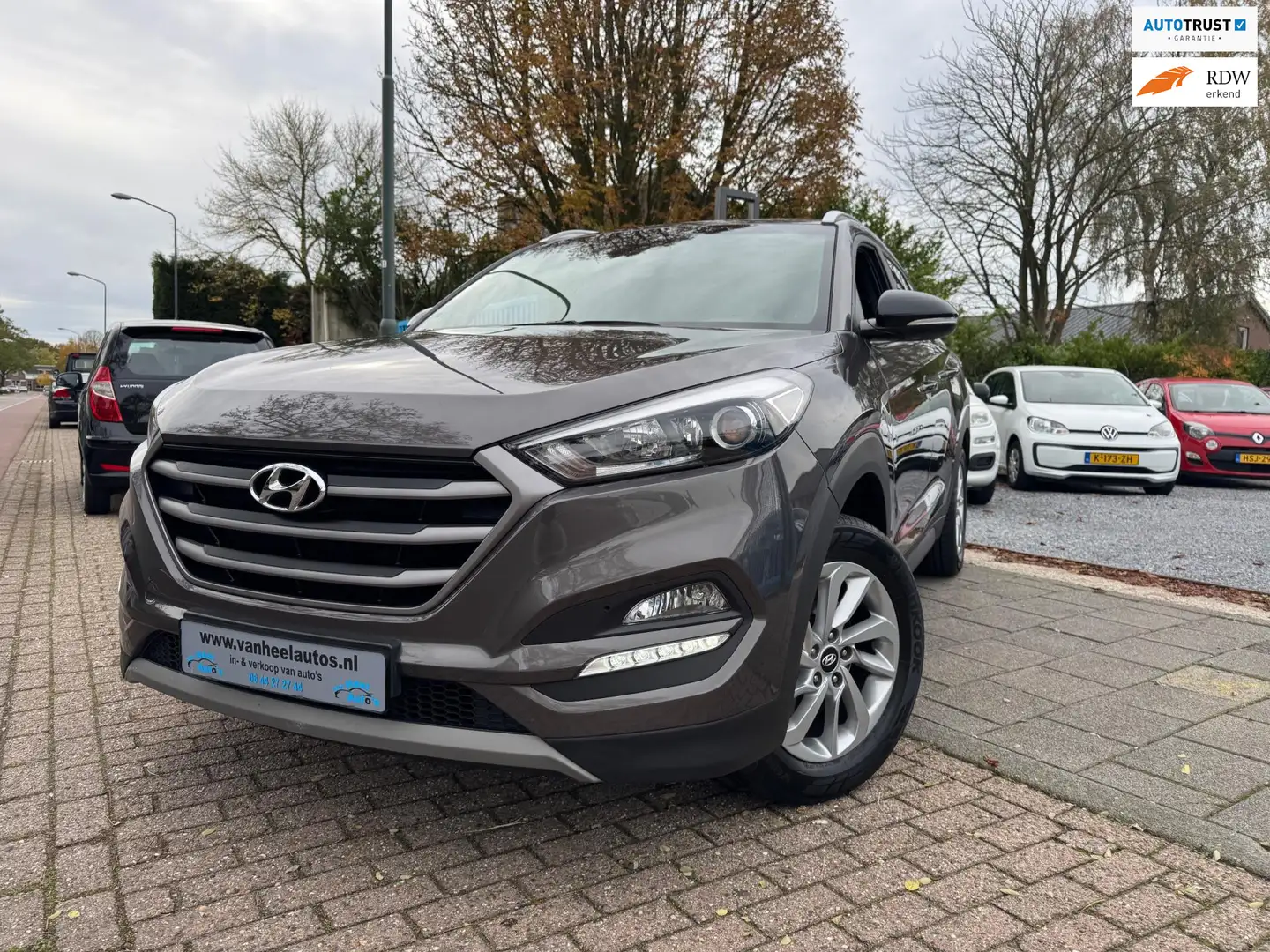 Hyundai TUCSON 1.6 GDi Comfort Clima Elek Pakket Navi Cruise Lmv Grijs - 1