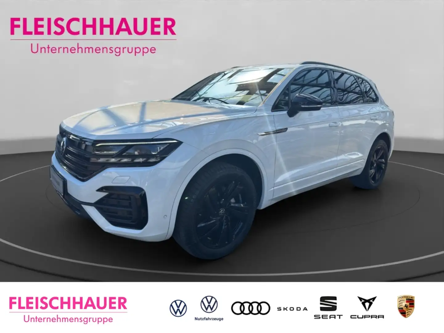 Volkswagen Touareg R-Line 4Motion V6 3.0 TDI StandHZG Pano Navi Leder Bianco - 1