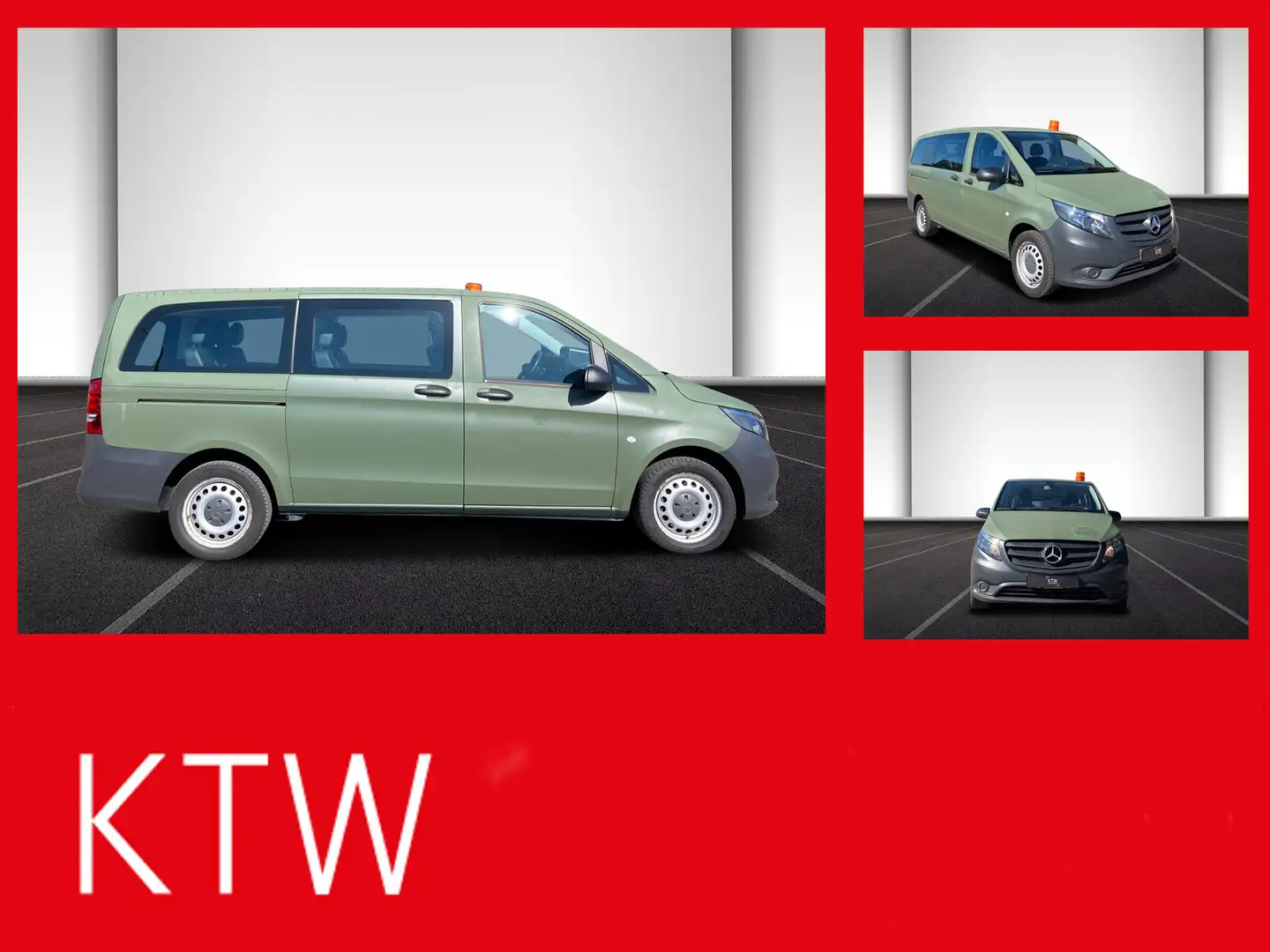Mercedes-Benz Vito 116 TourerPro,lang,Allrad,8Sitzer,Automatik Vert - 1