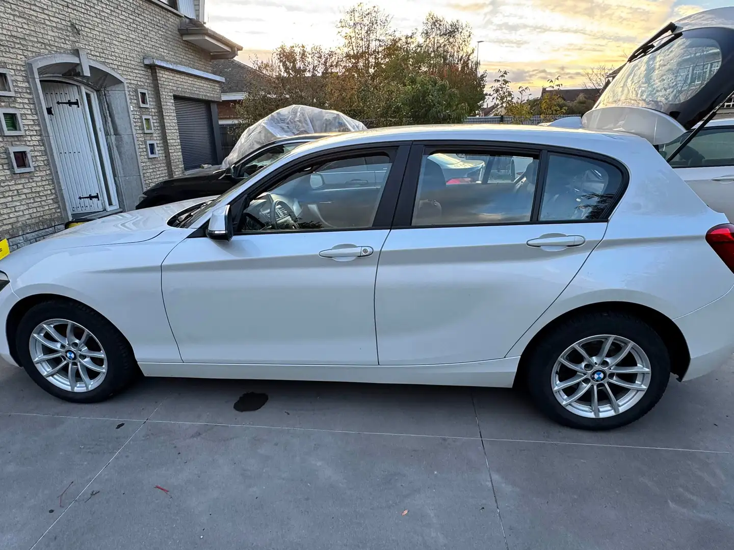 BMW 114 114 d Blanc - 2