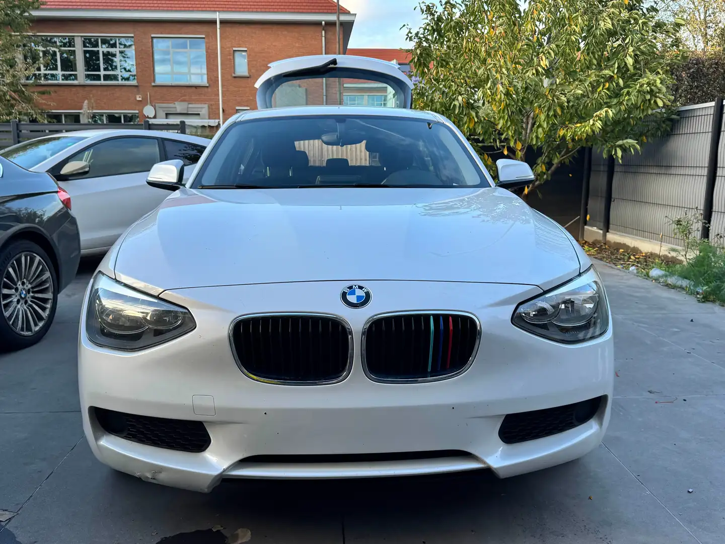 BMW 114 114 d Blanc - 1