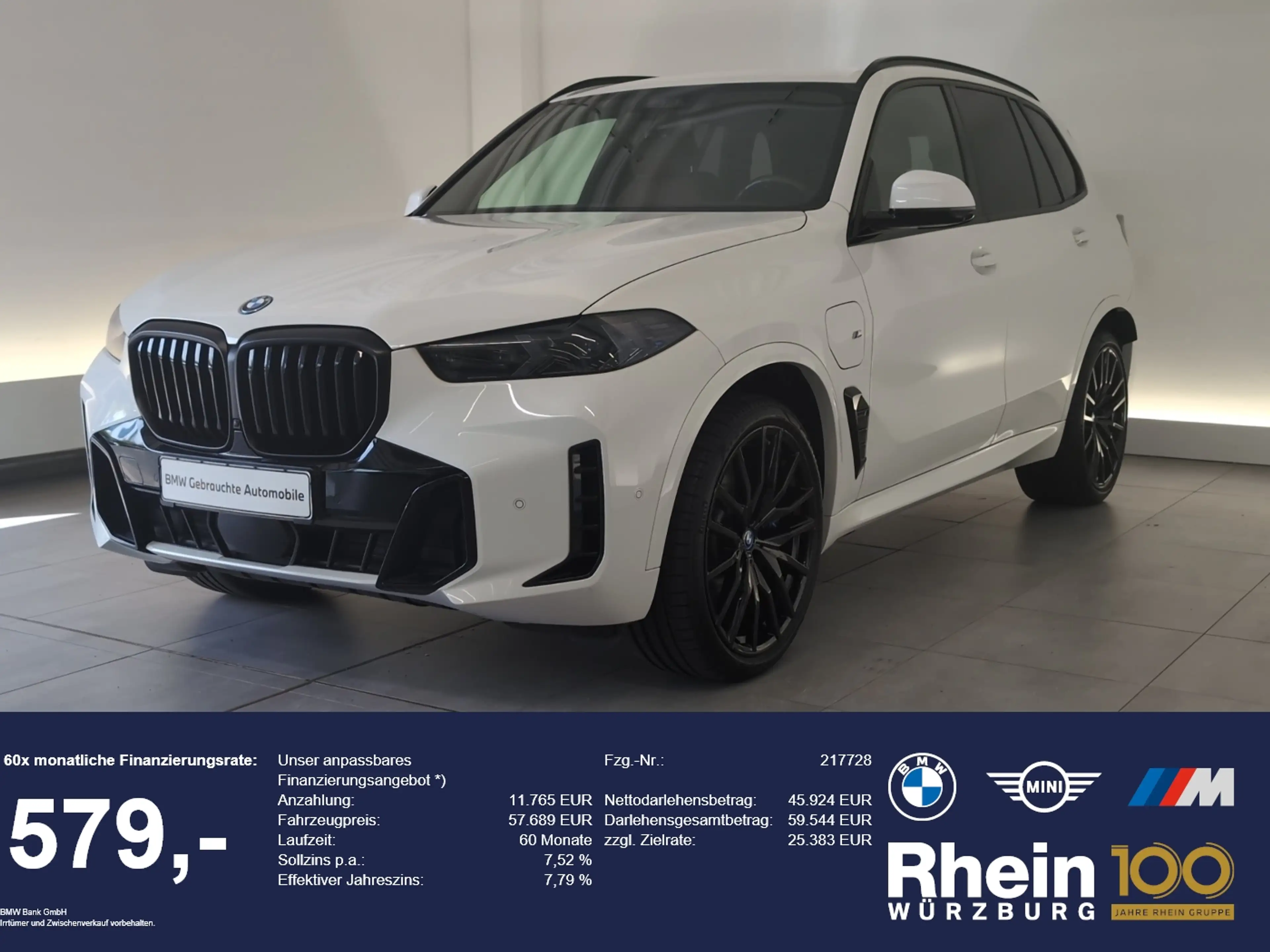 BMW X5 xDrive50e M Sport Pro Navi/LED/AHK/360°/ACC Navi/L