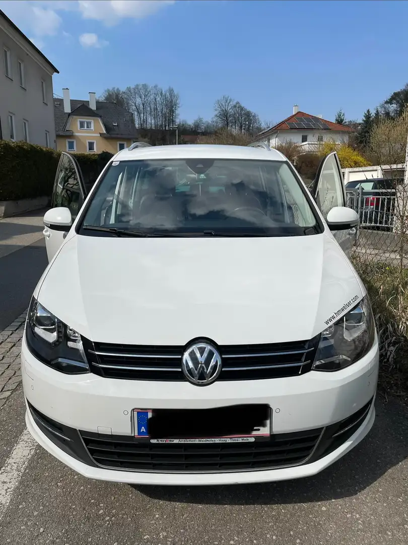 Volkswagen Sharan Sharan 2,0 TDI Weiß - 1