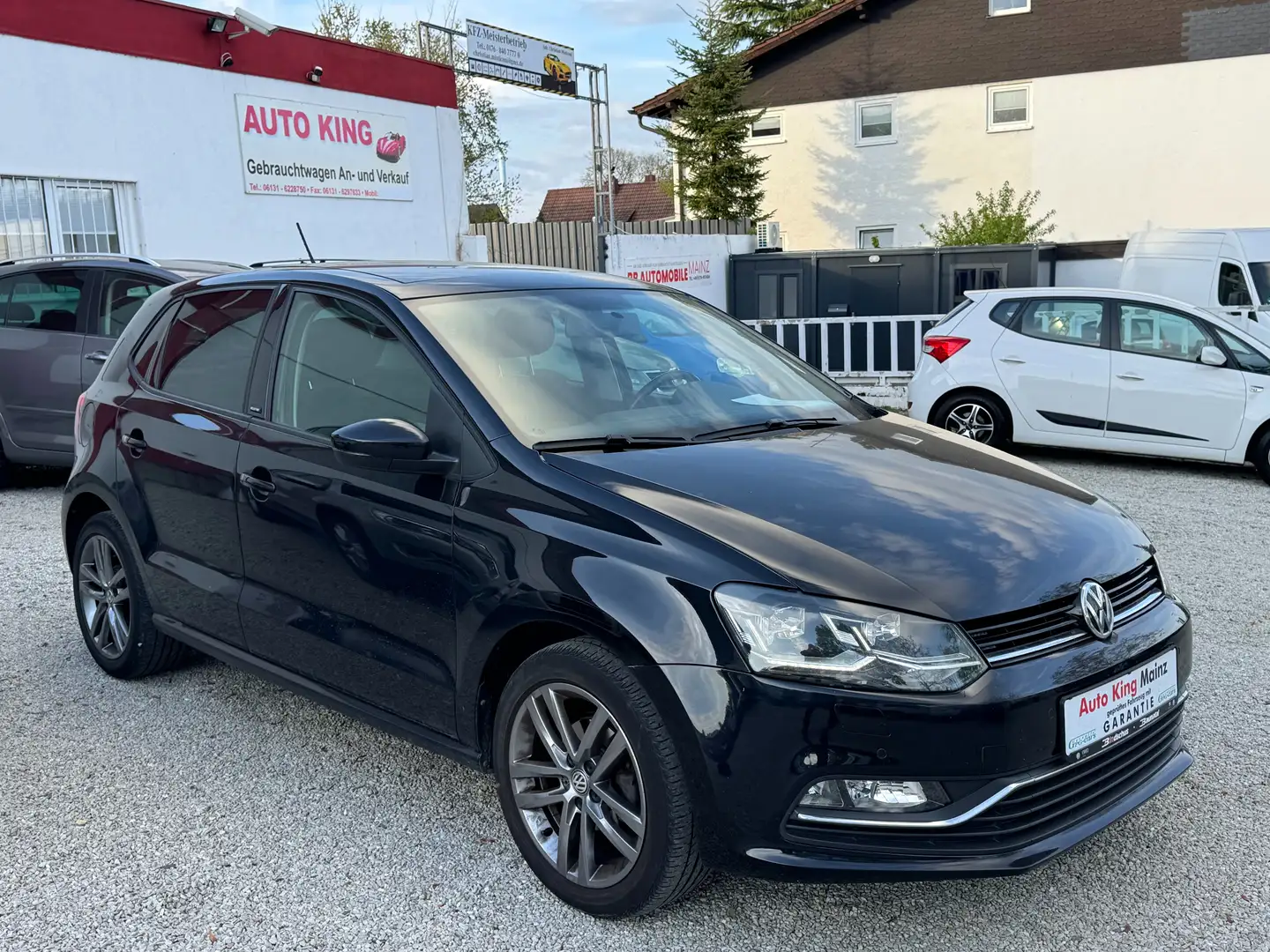 Volkswagen Polo Allstar*MEGA SCHÖN*PONORAMA*LED SCHEINWERFER* Siyah - 1