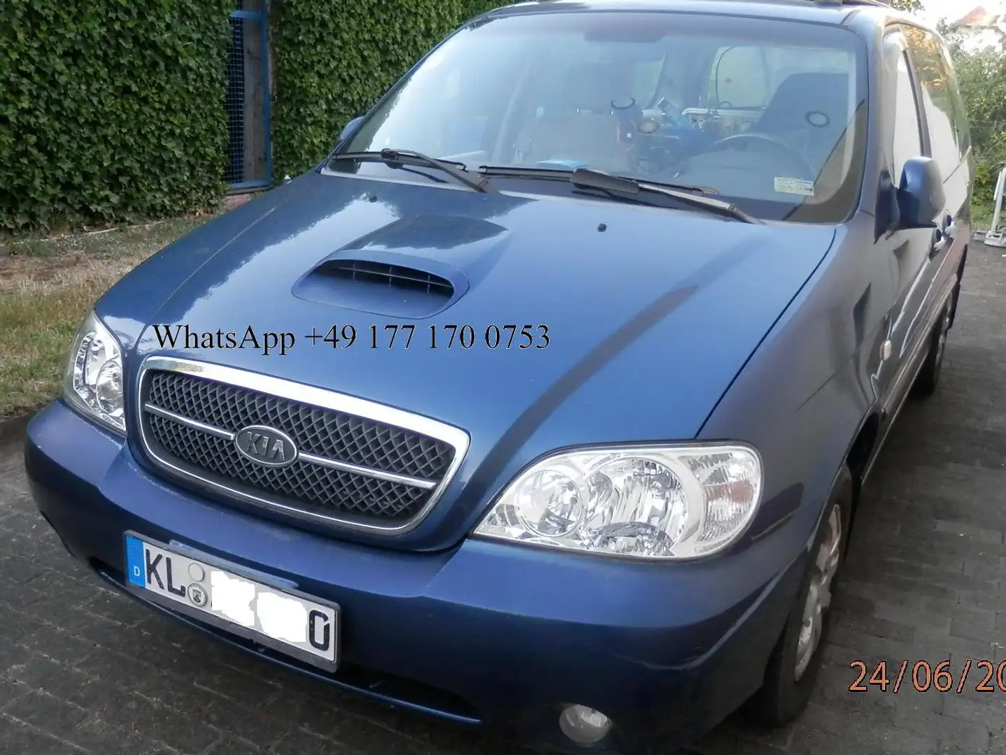 Kia Carnival Carnival CRDi 2.9 CRDi AHK, noch angemeldet Bleu - 1