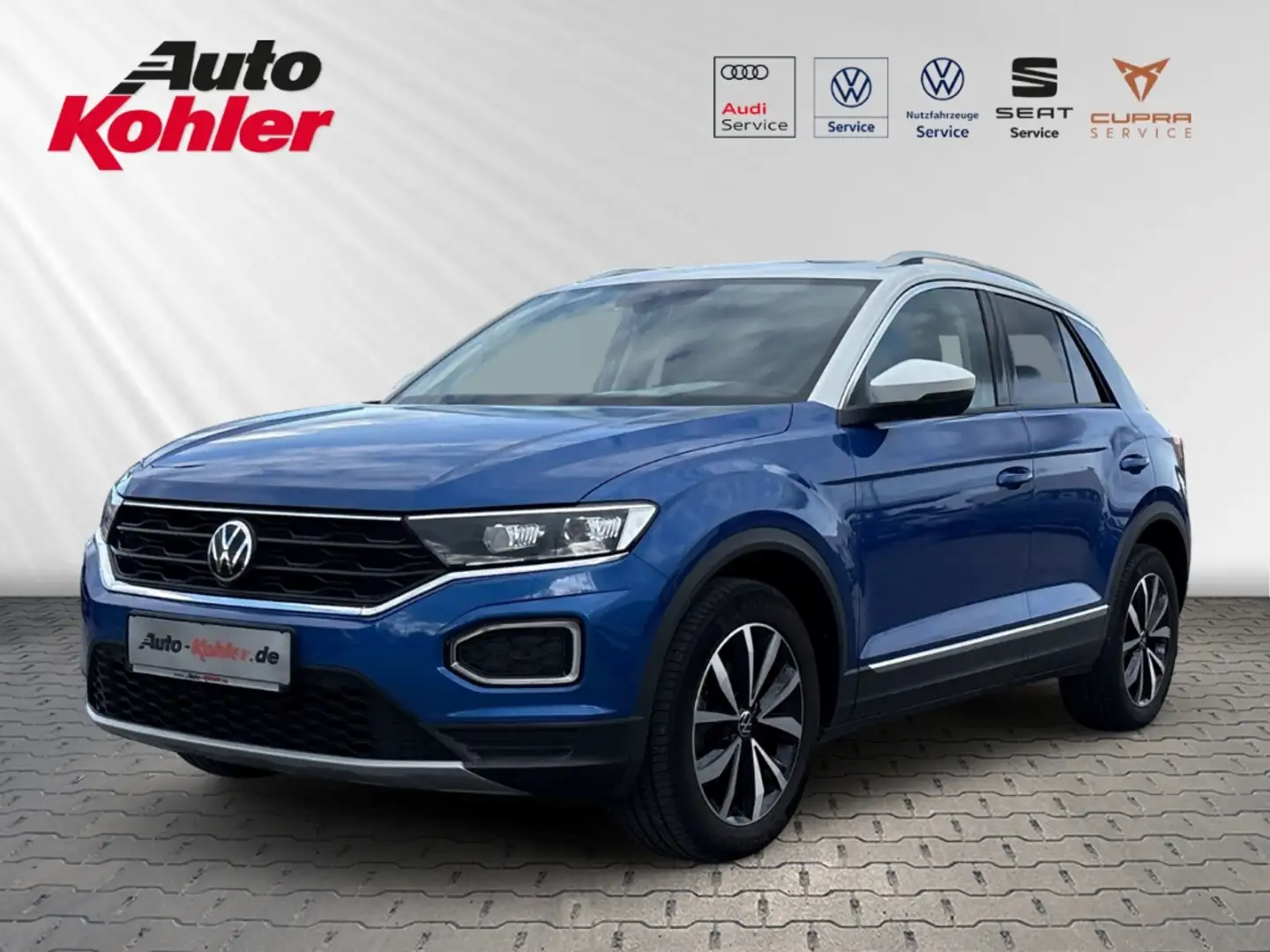 Volkswagen T-Roc Style 1.0 TSI Panorama Standheizung AHK Blau - 1