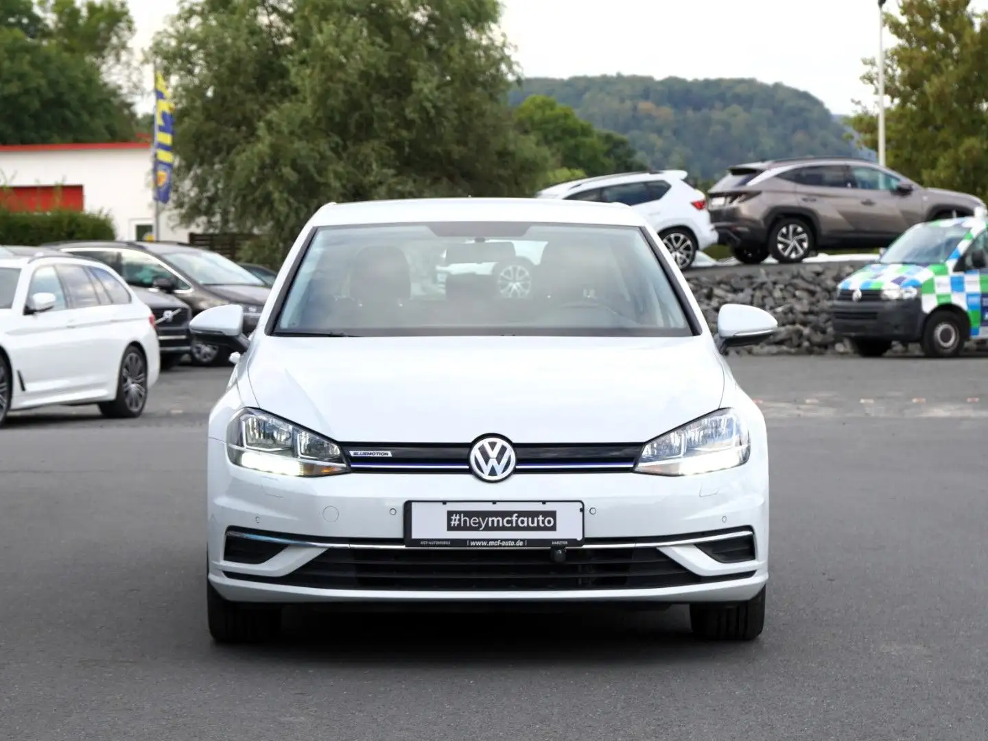 Volkswagen Golf TGI DSG Comfortline *ACC*AppConn*PDC* Blanc - 2