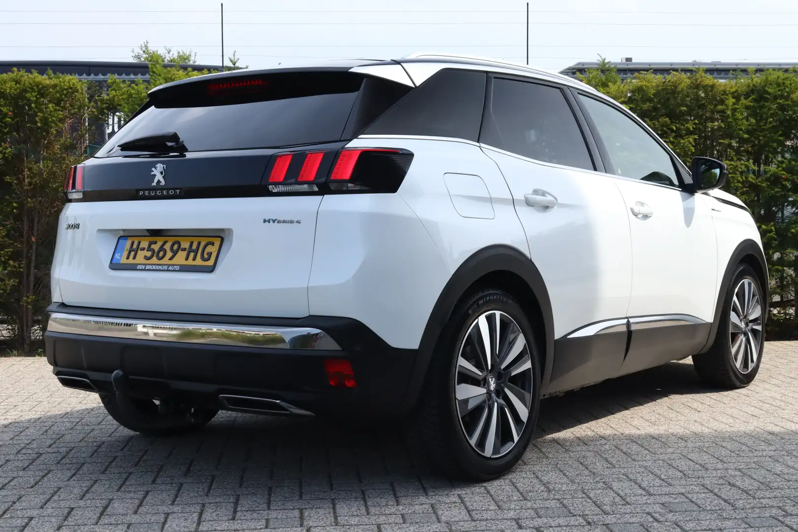 Peugeot 3008 1.6 HYbrid4 300 Première | Adaptieve Cruise | Trek Blanc - 2