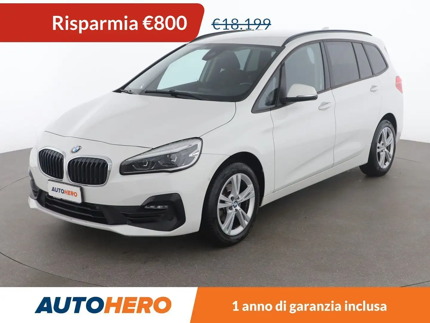 BMW 216 216d Gran Tourer Advantage Bianco - 1