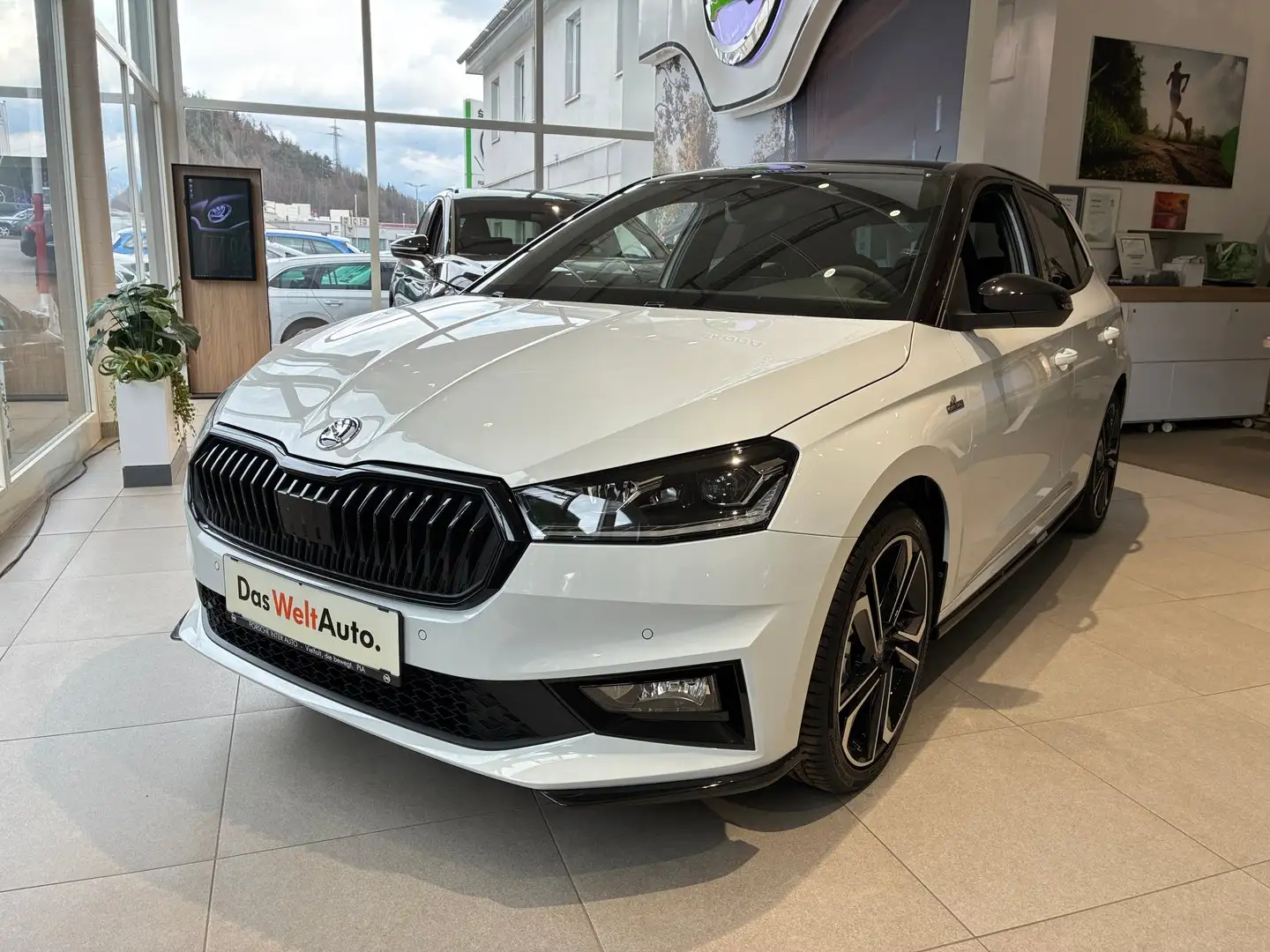 Skoda Fabia Monte Carlo TSI DSG Weiß - 1