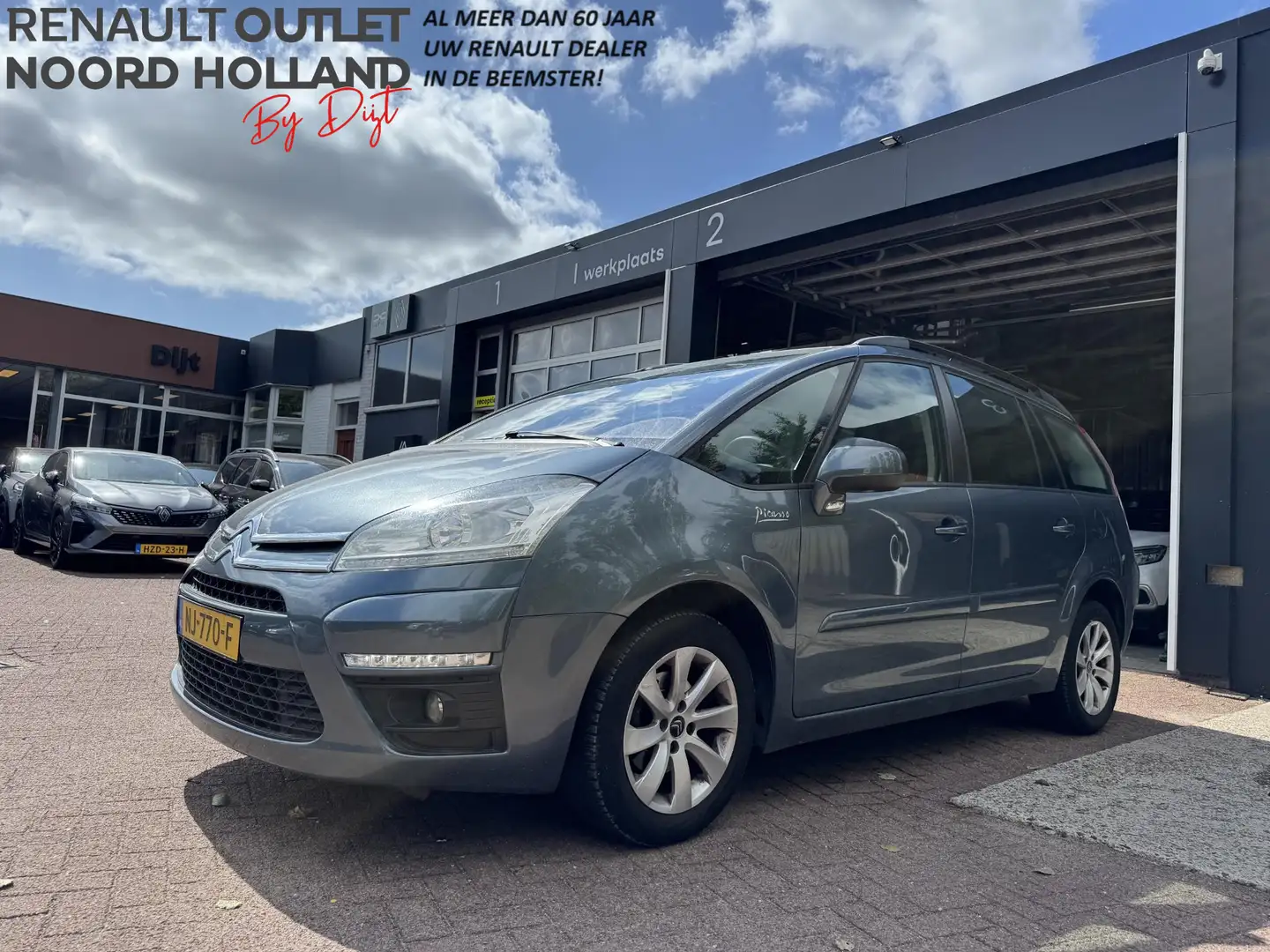 Citroen Grand C4 Picasso 1.6 VTi 7p OBD/ABS LAMPJE BRANDT Gris - 1