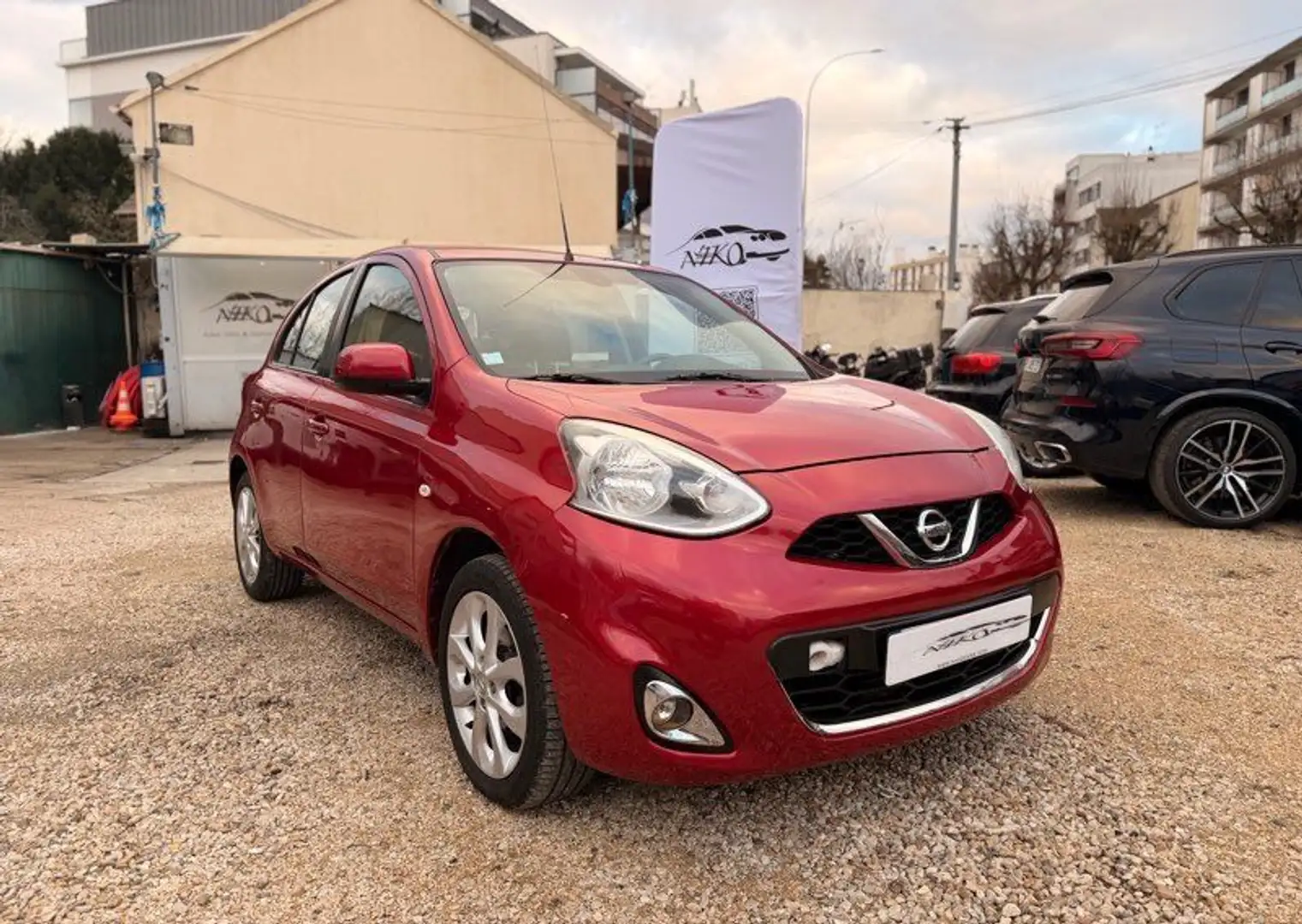 Nissan Micra 80 cv connect édition boîte auto Rouge - 2