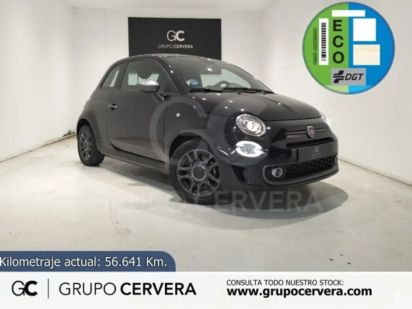 Fiat 500 1.0 Hybrid Sport 52kW Schwarz - 1