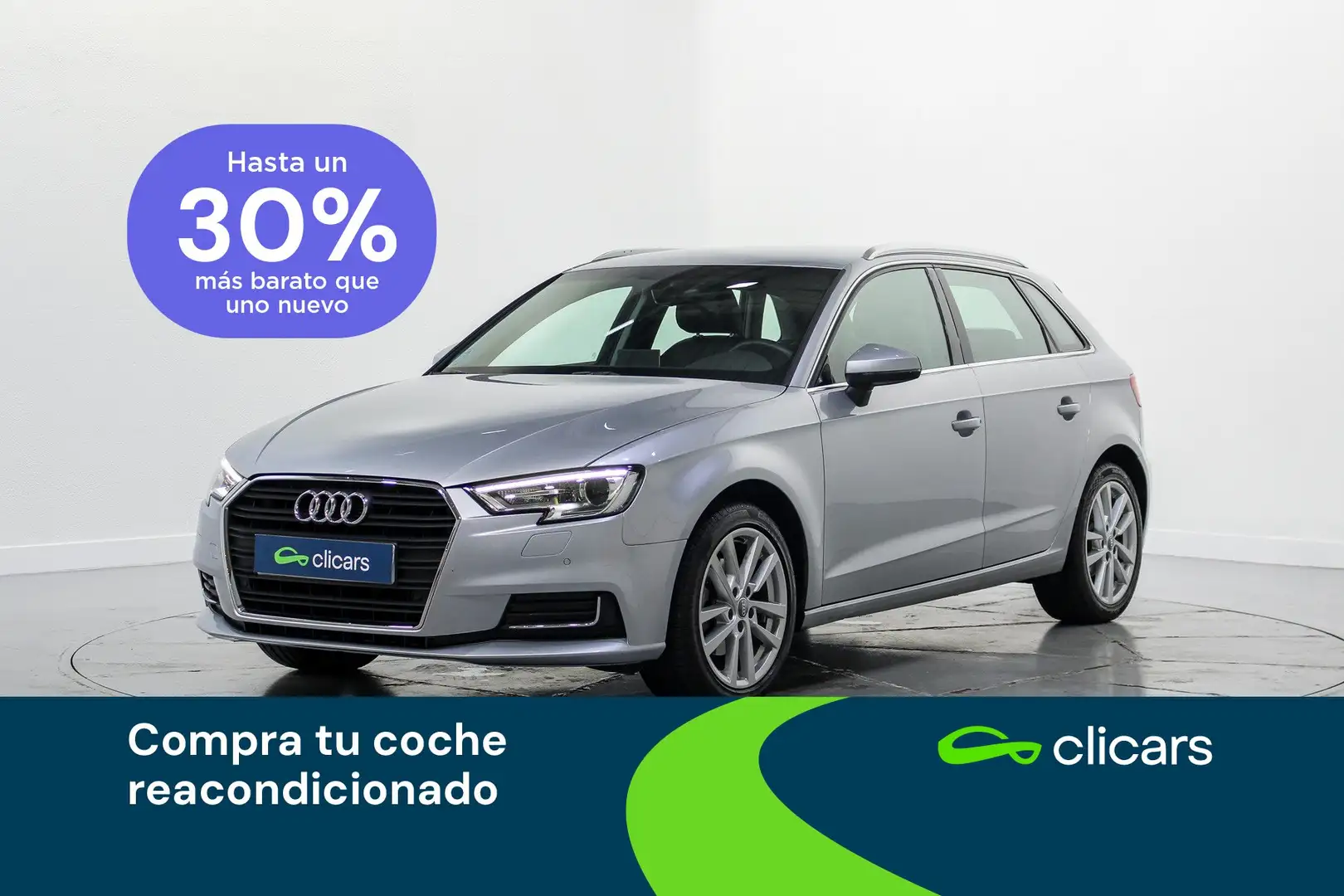 Audi A3 Sportback 1.5 TFSI COD EVO Design ed. S-T 110kW Gris - 1