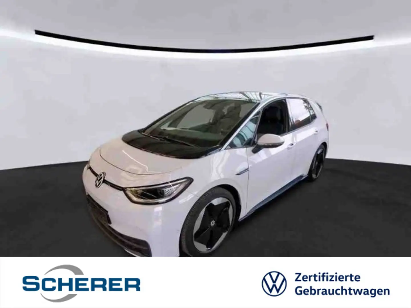 Volkswagen ID.3 Pro Perf. 62kWH IQ.LIGHT NAVI PANO 360° ACC Weiß - 1
