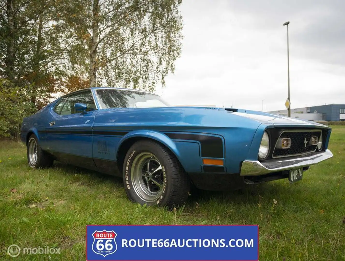 Ford Mustang Mach 1 Coupe | 1971 | Route 66 Auctions Zwart - 1