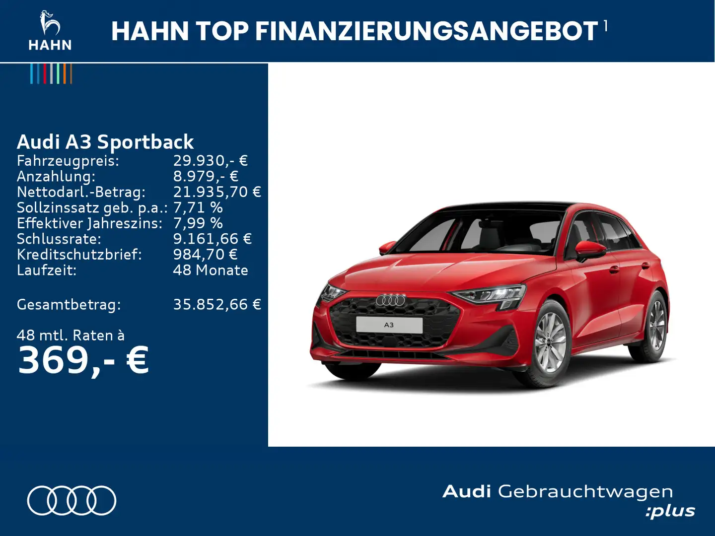 Audi A3 30 TFSI Pano Navi PDC LED Virtual Rot - 2
