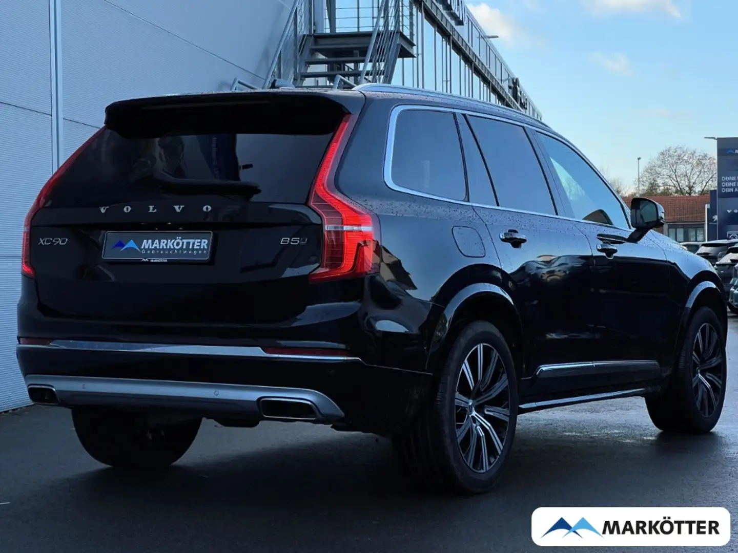 Volvo XC90 B5 AWD Inscription AHK/360CAM/PANO/BLIS Noir - 2